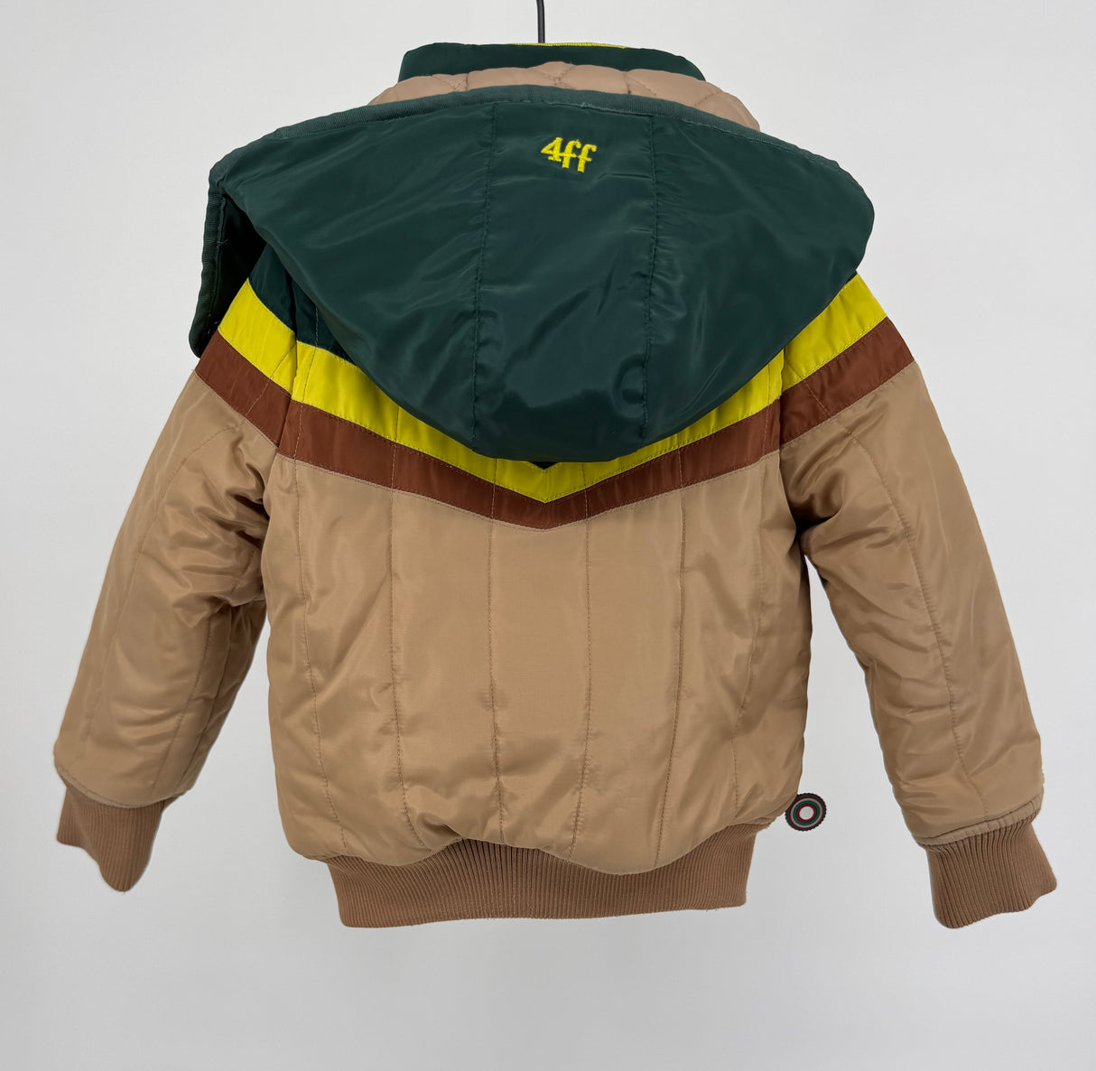 Winterjas Beige Groen Maat 98 / 104