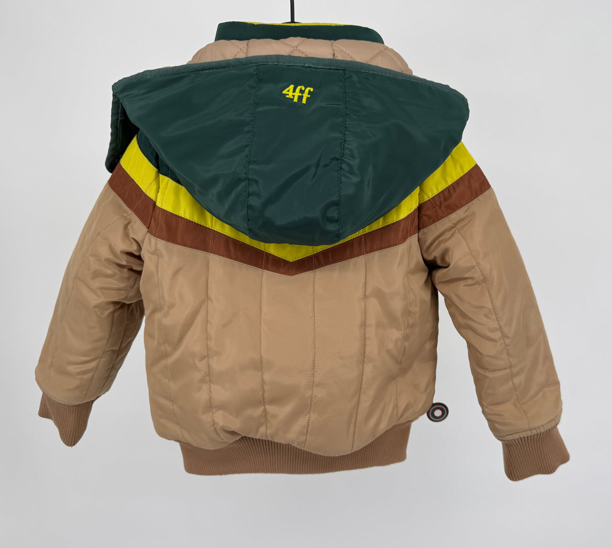 Winterjas Beige Groen Maat 98 / 104