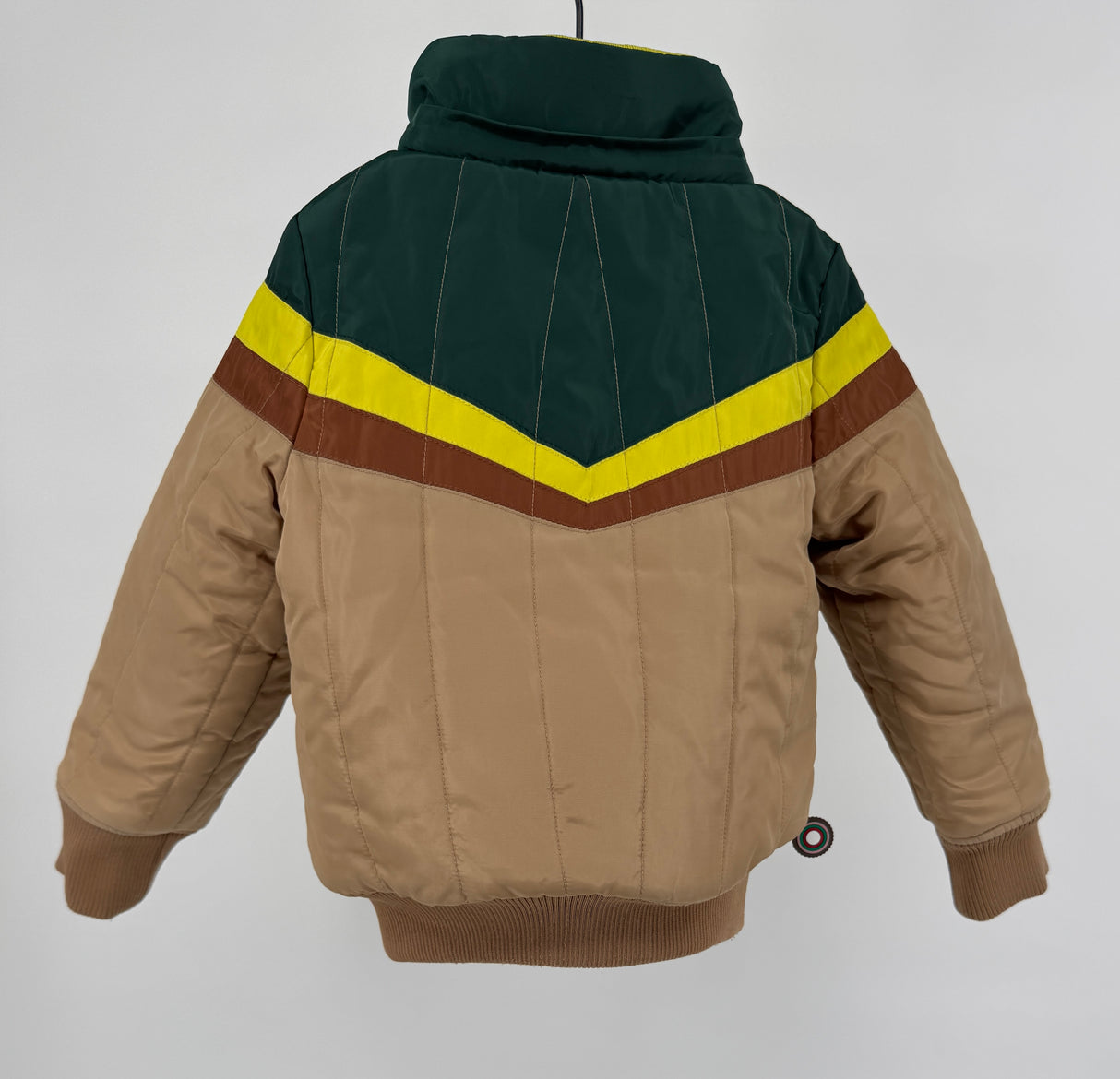 Winterjas Beige Groen Maat 98 / 104