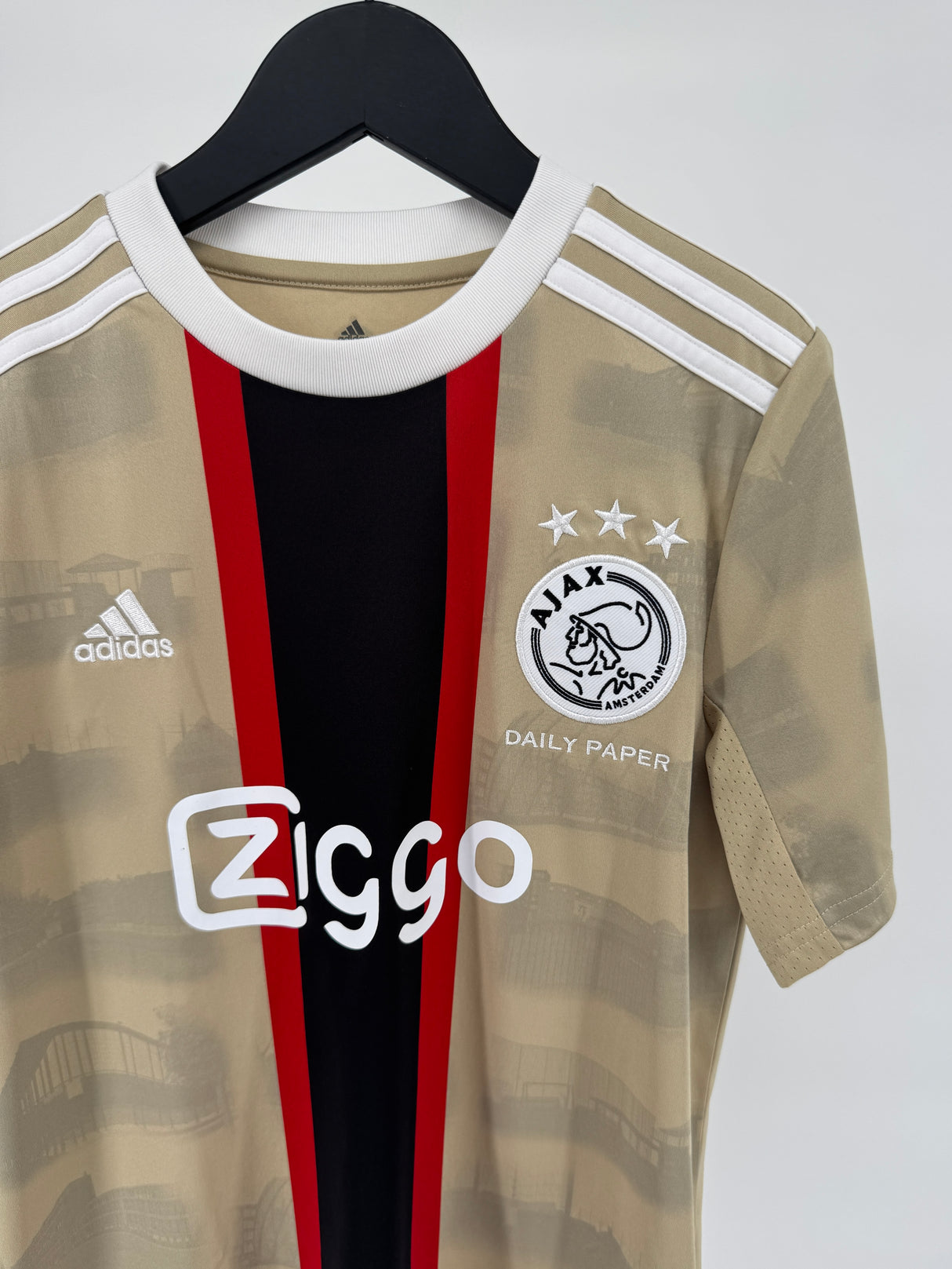 Ajax Daily Paper Voetbalshirt Goud Maat 146 / 152