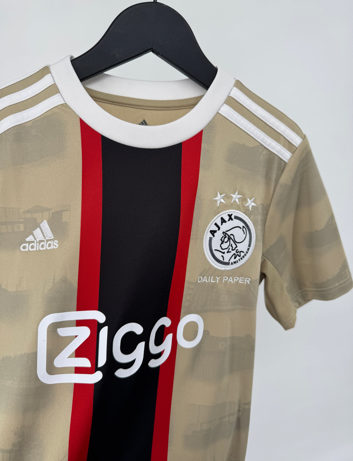 Ajax Daily Paper Voetbalshirt Goud Maat 146 / 152