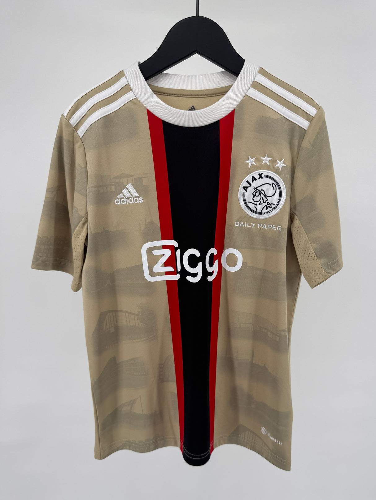 Ajax Daily Paper Voetbalshirt Goud Maat 146 / 152