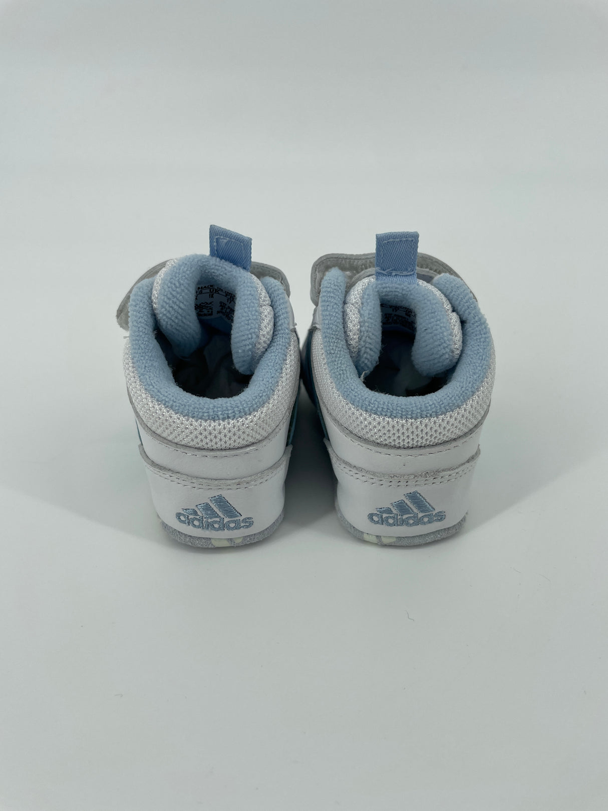 Baby Schoentjes Wit Lichtblauw Maat 17