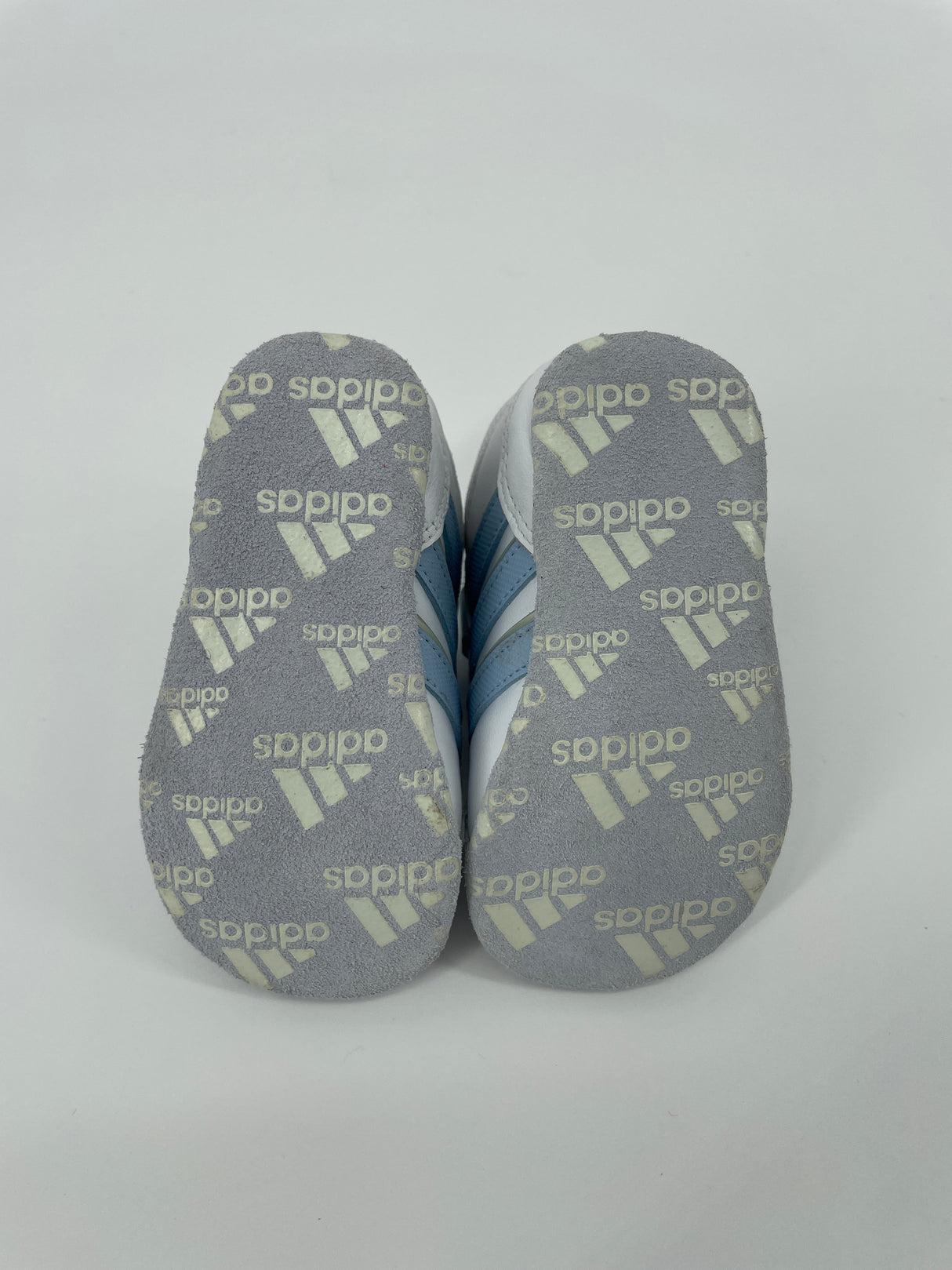 Baby Schoentjes Wit Lichtblauw Maat 17