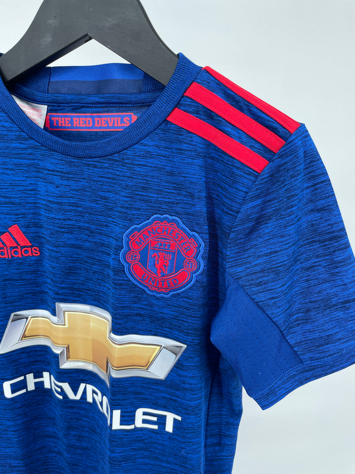 Manchester United Voetbalshirt Uit 16-17 Blauw Maat 128