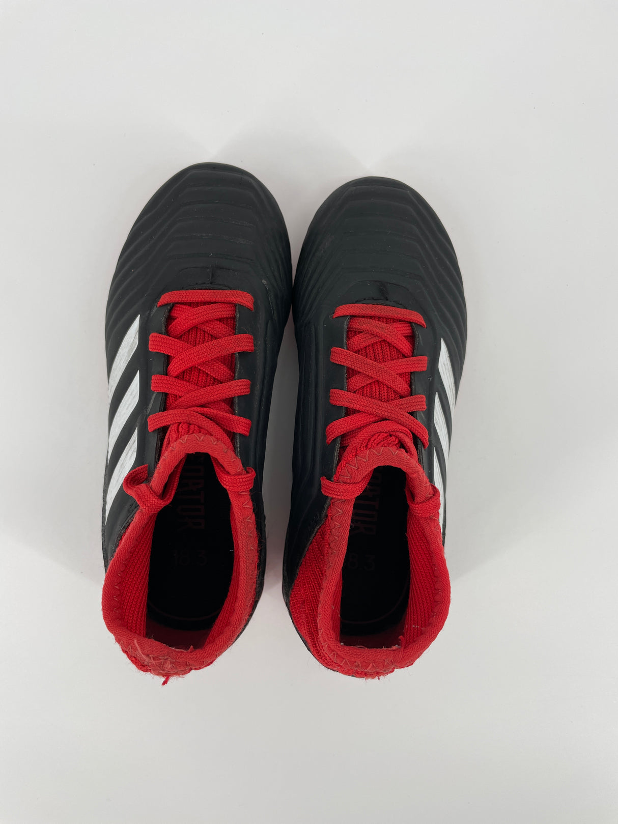 Predator Voetbalschoenen Zwart Rood Maat 30