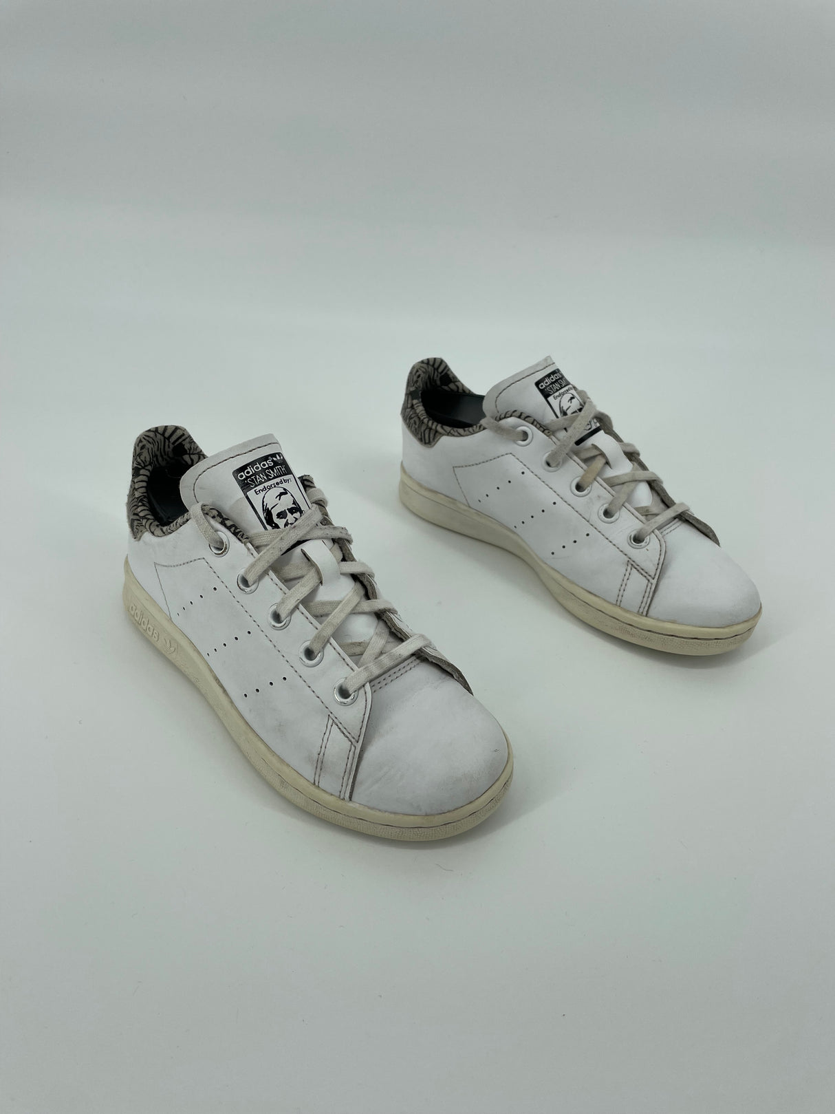 Stan Smith Schoenen Leer Wit Zebra Maat 33