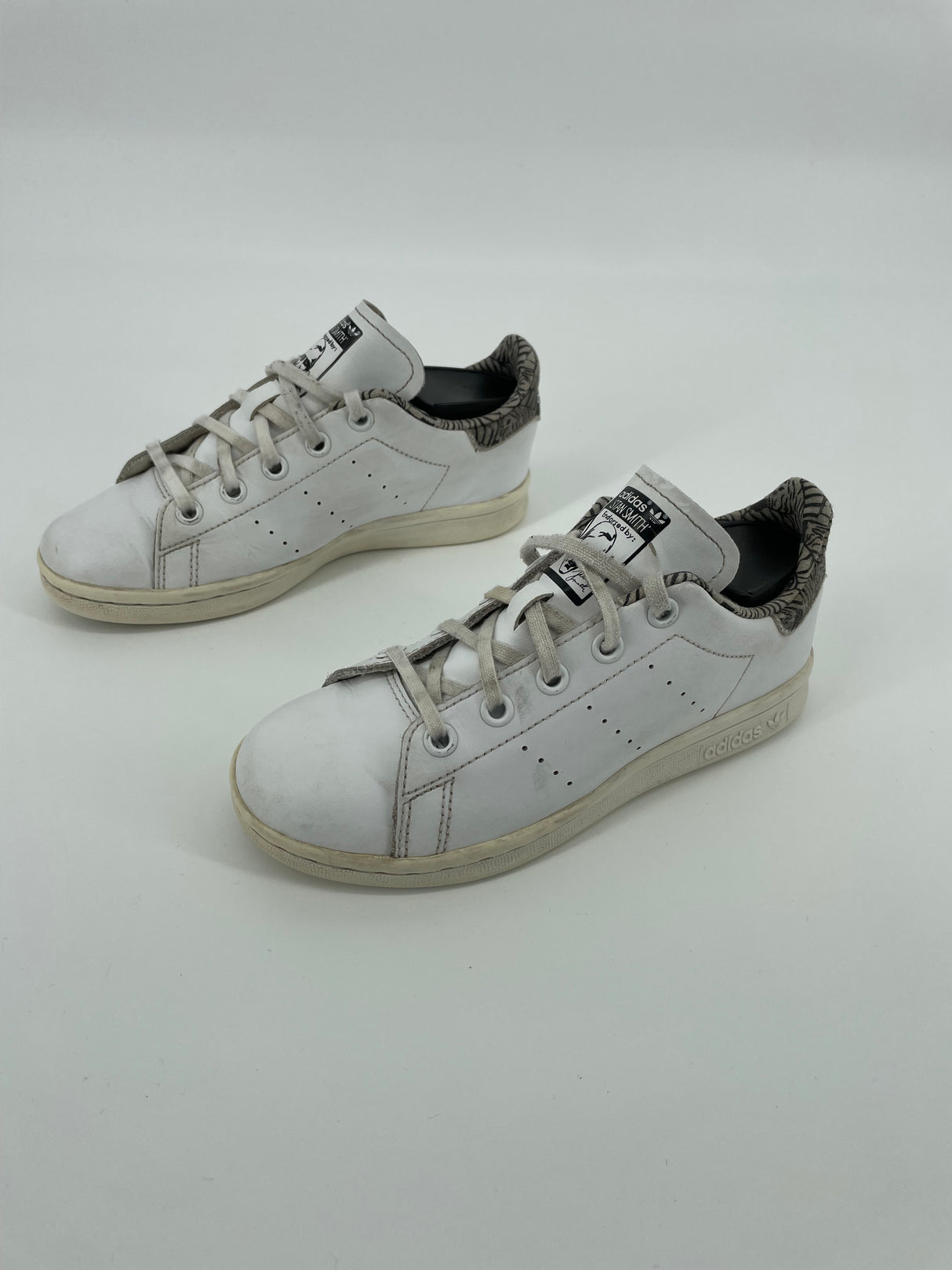 Stan Smith Schoenen Leer Wit Zebra Maat 33