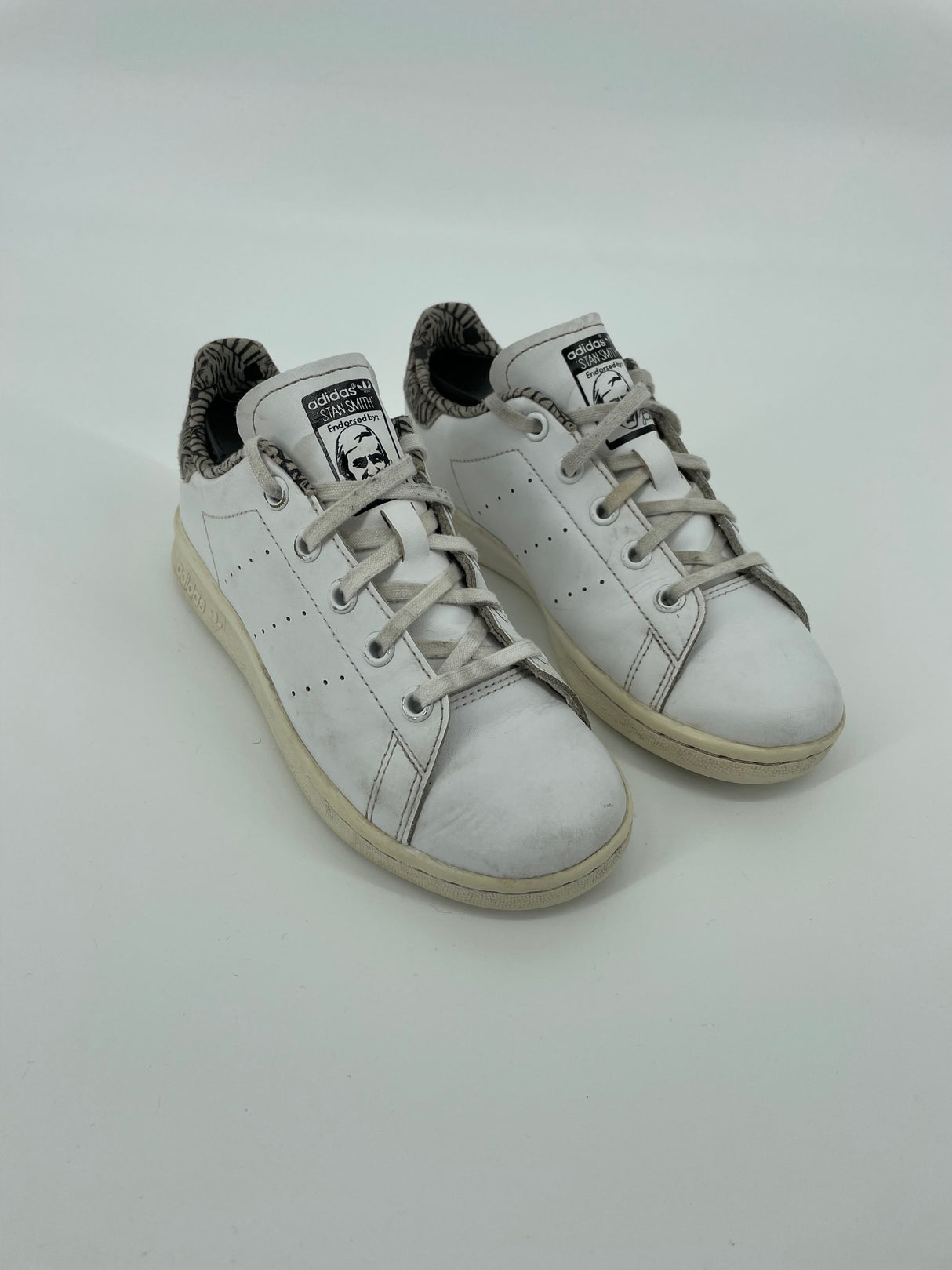 Stan Smith Schoenen Leer Wit Zebra Maat 33