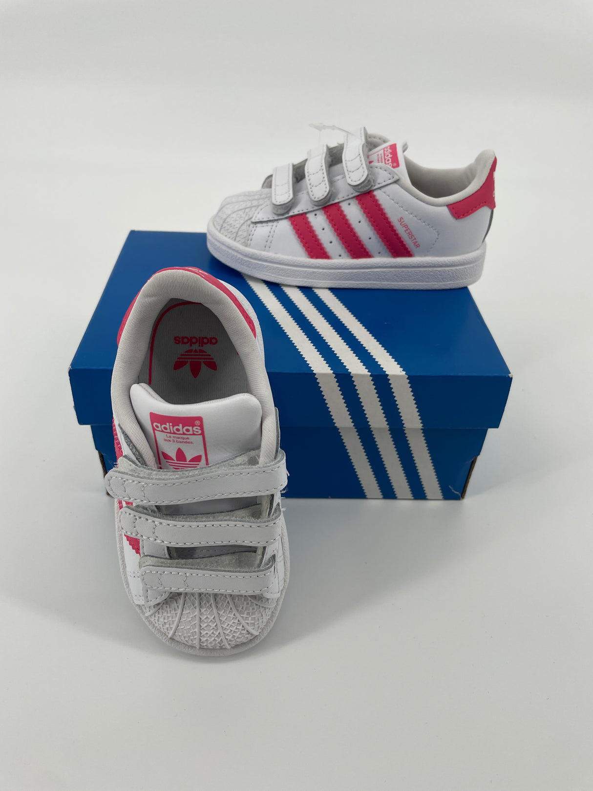 Superstar CF Schoenen Wit Roze Maat 22