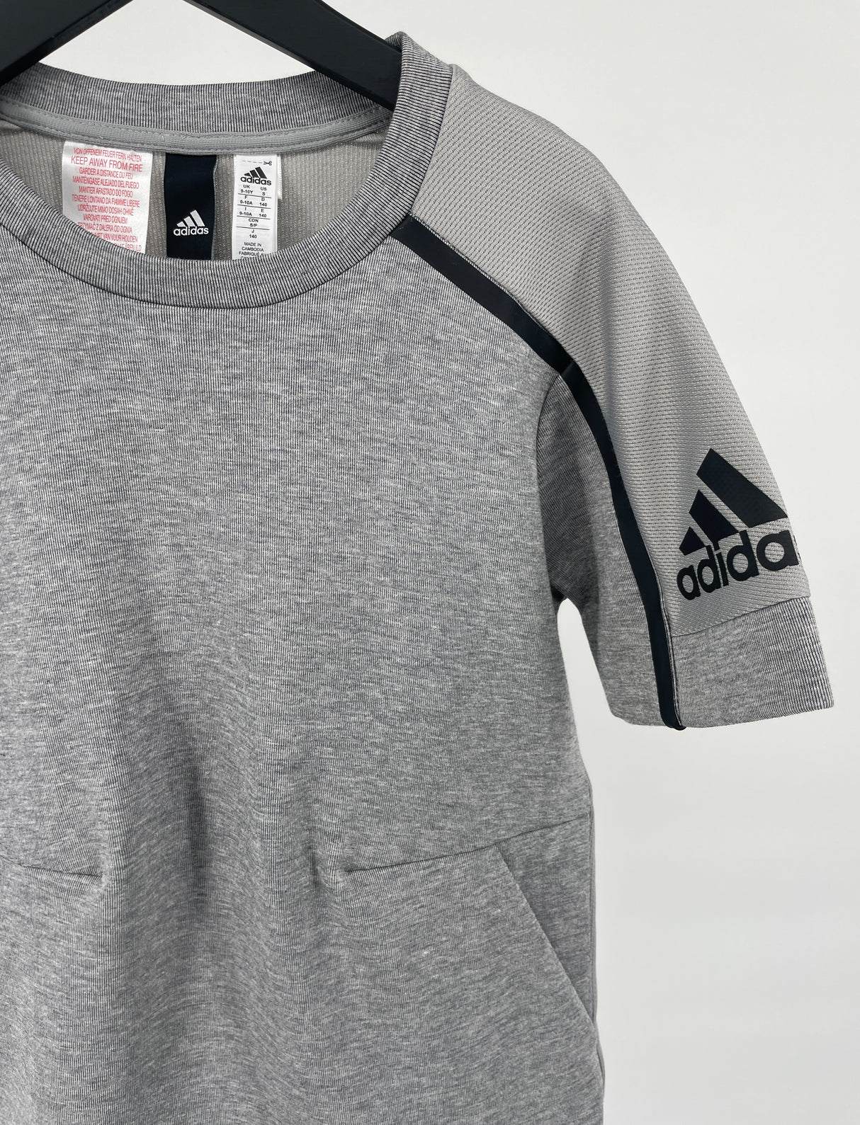 Z.N.E. T-shirt Grijs Maat 140