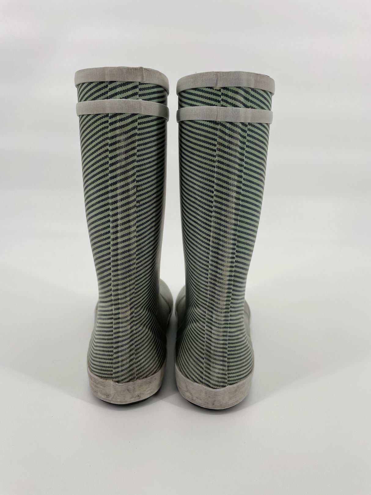 Regenlaarzen Grijs Beige Gestreept Maat 32