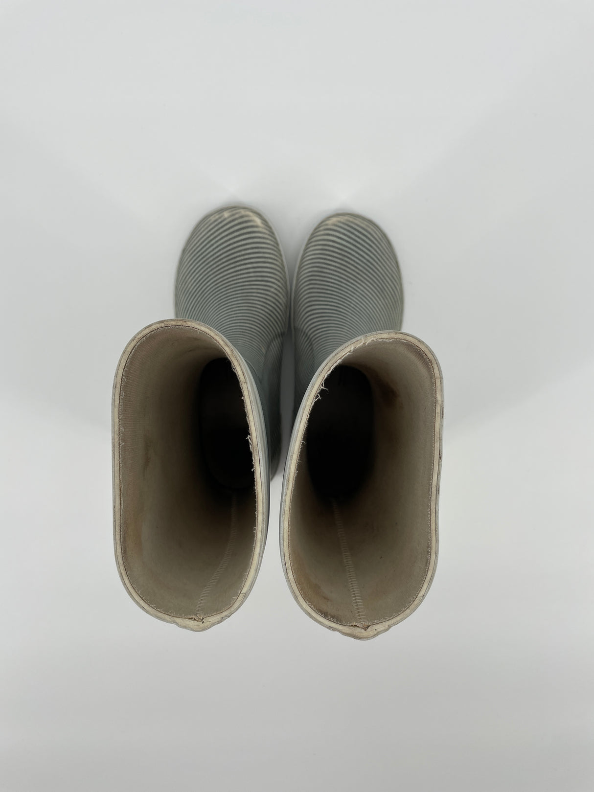 Regenlaarzen Grijs Beige Gestreept Maat 32