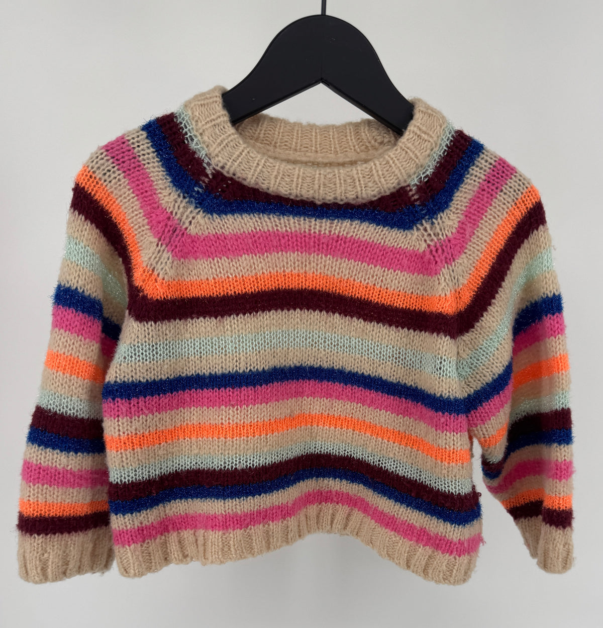 Trui Multi Color Strepen Maat 104