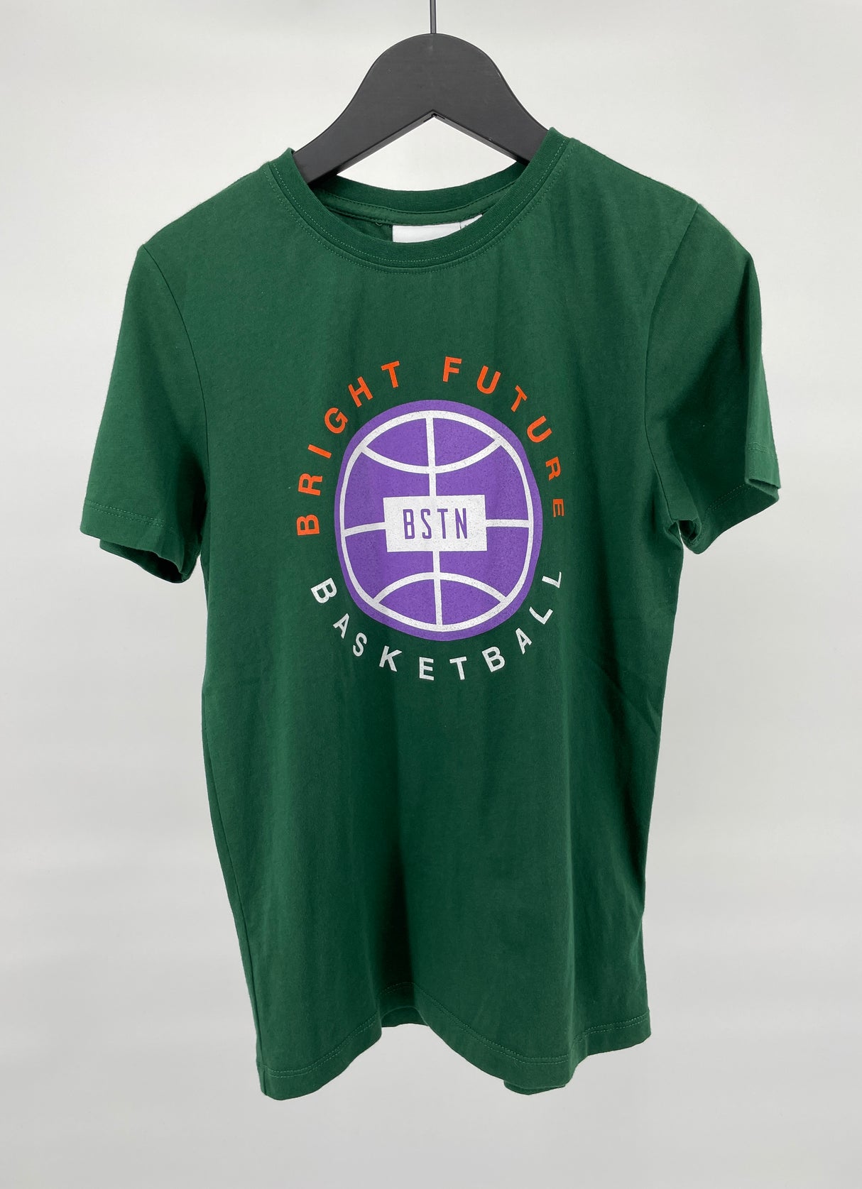 T-shirt Groen Basketbal Maat 128 / 134