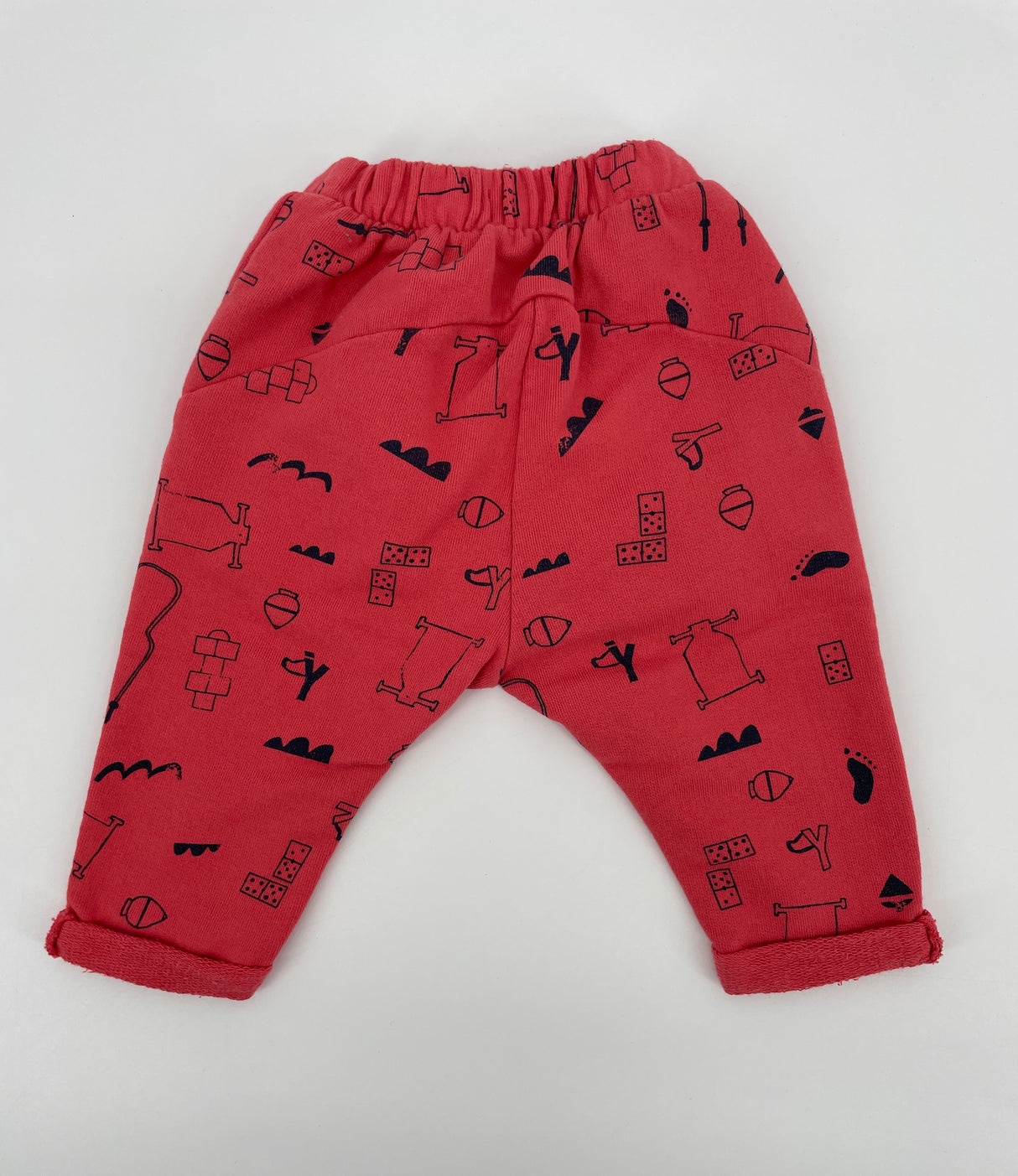 Joggingbroek Rood Spelletjes Print