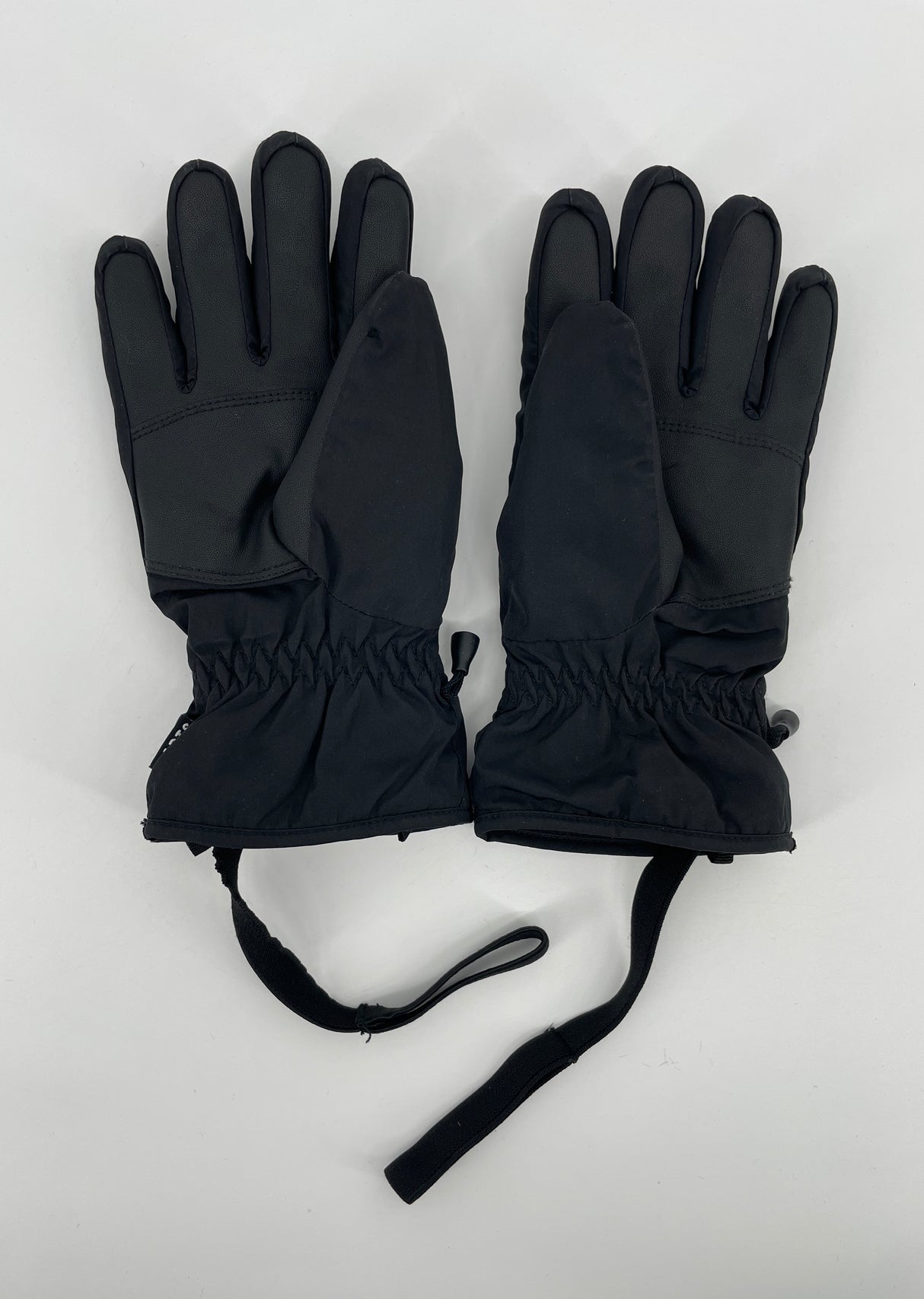 Ski Handschoenen Zwart Maat 10 - 12 Jaar