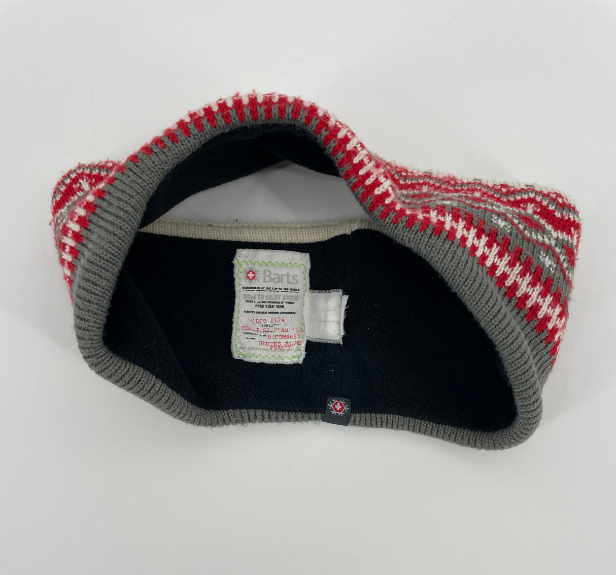 Hoofdband Rood Grijs One Size