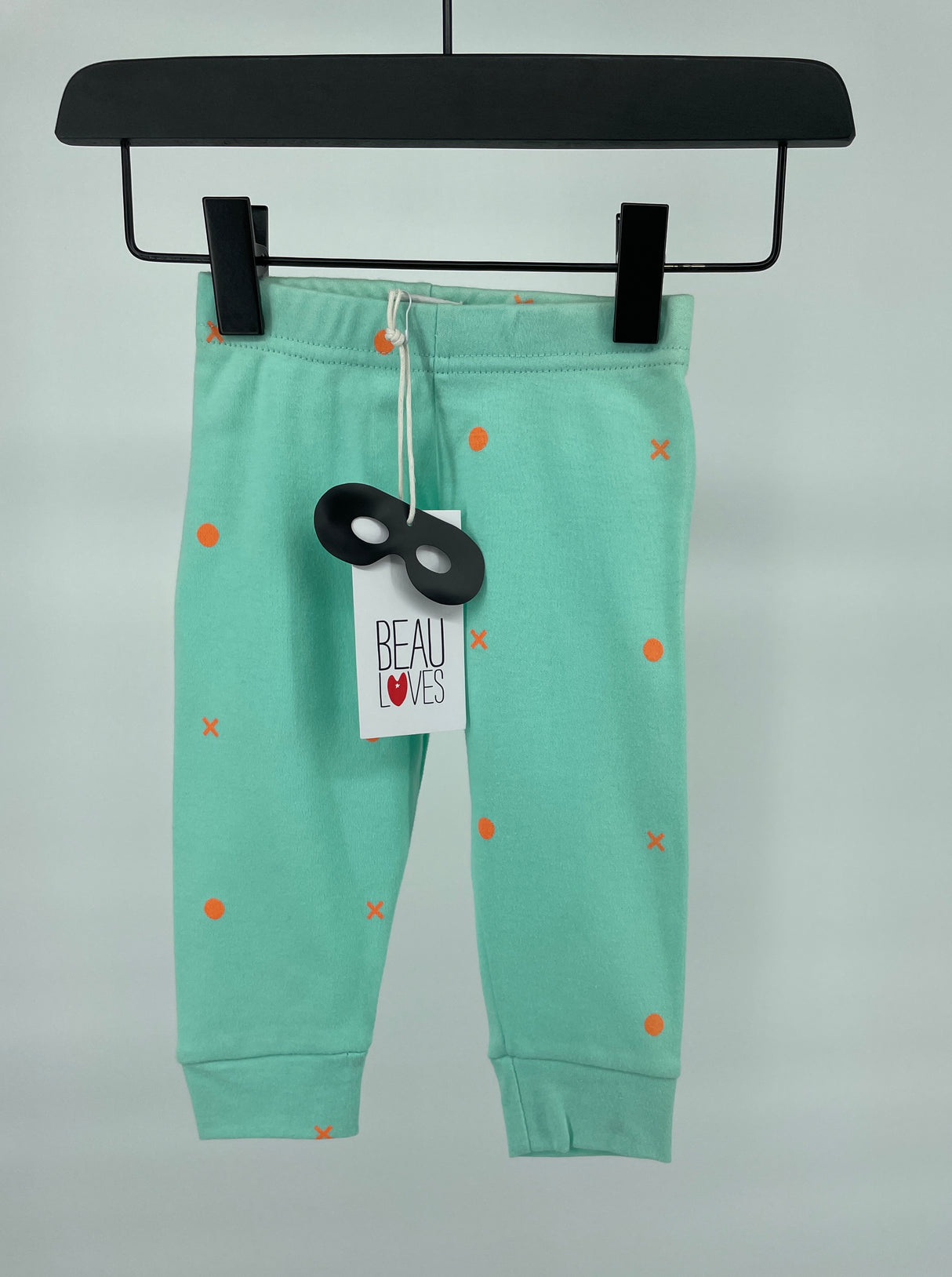 Broekje Mint Groen Stippen Maat 74 / 80