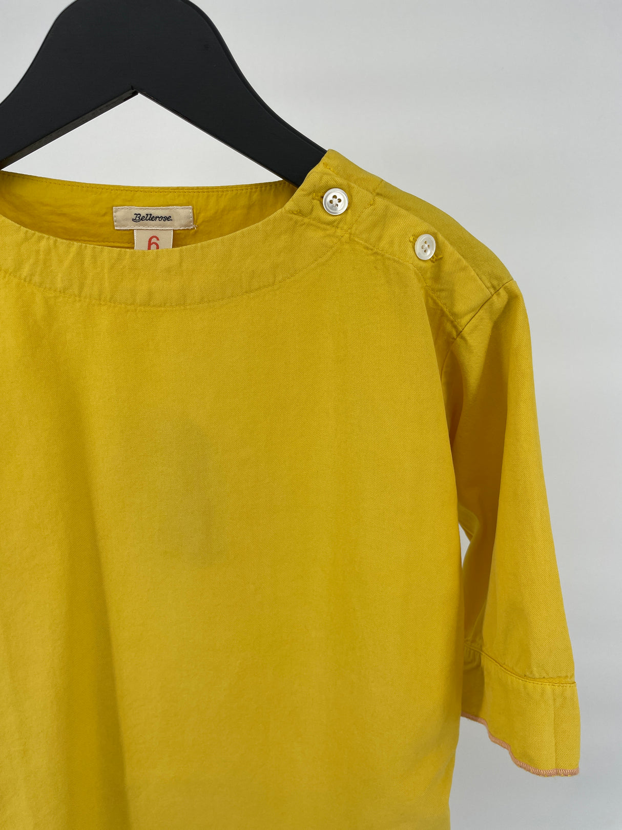 Jurk Geel 3/4 Mouw Maat 116