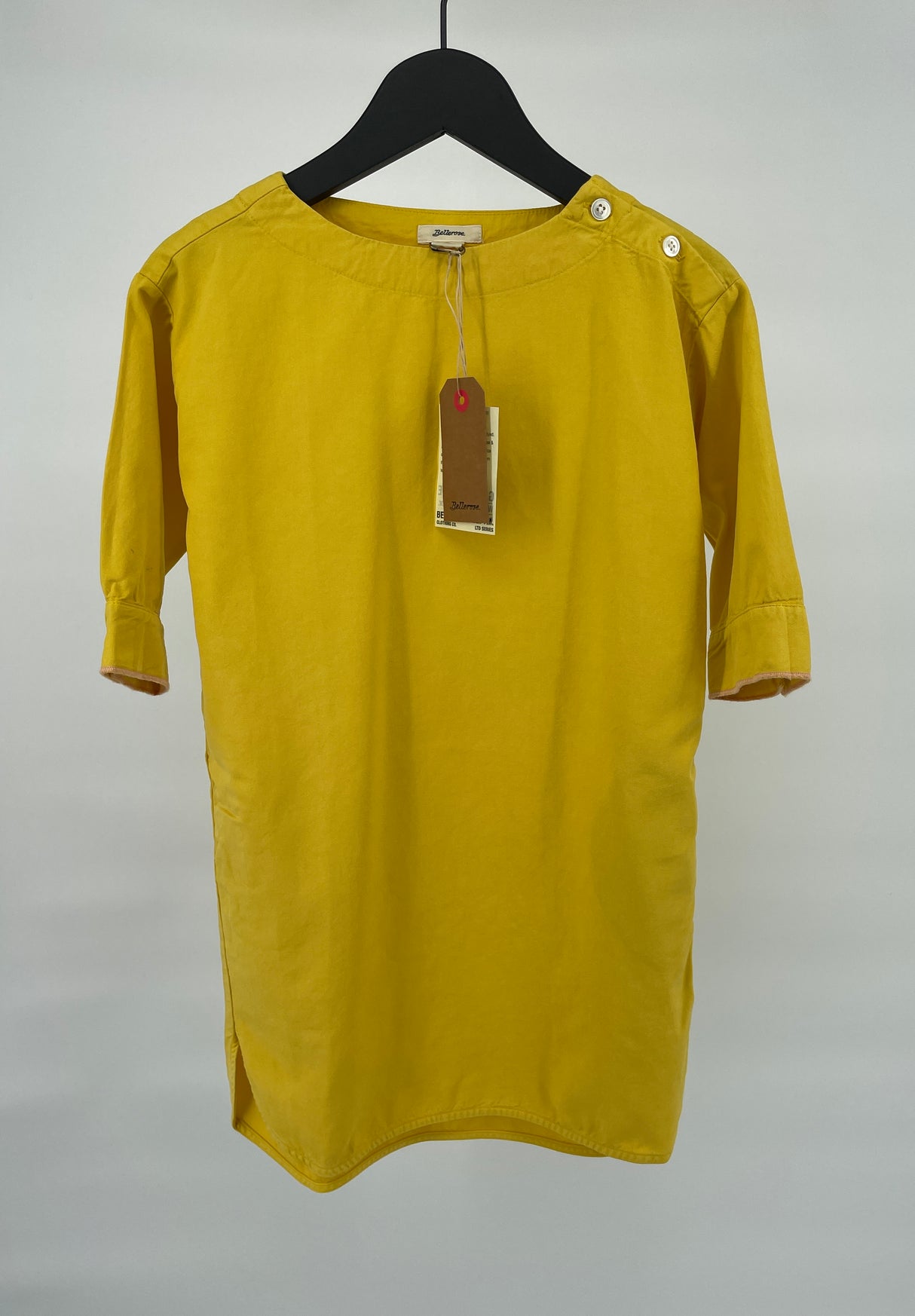 Jurk Geel 3/4 Mouw Maat 116