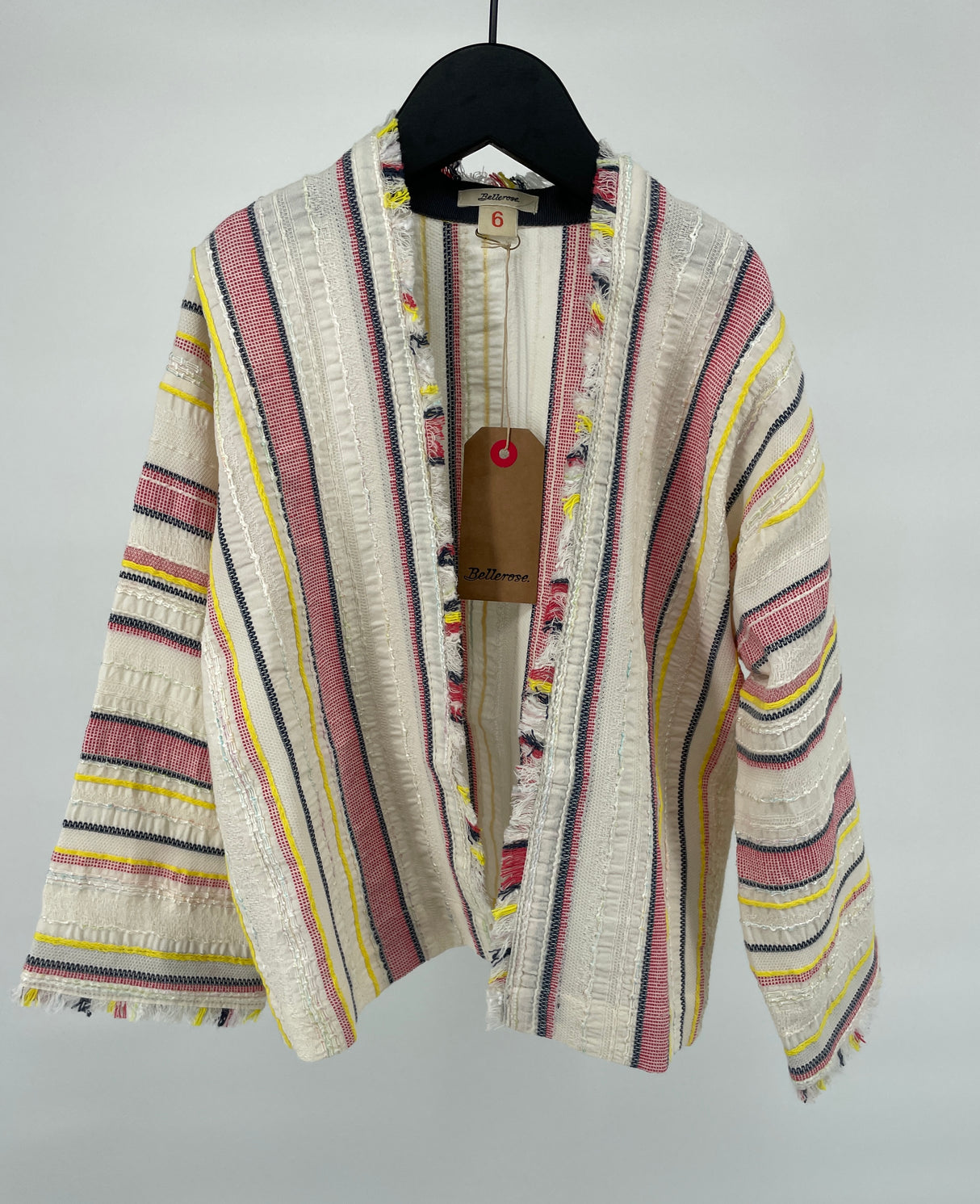 Kimono Jasje Beige Gestreept Maat 116