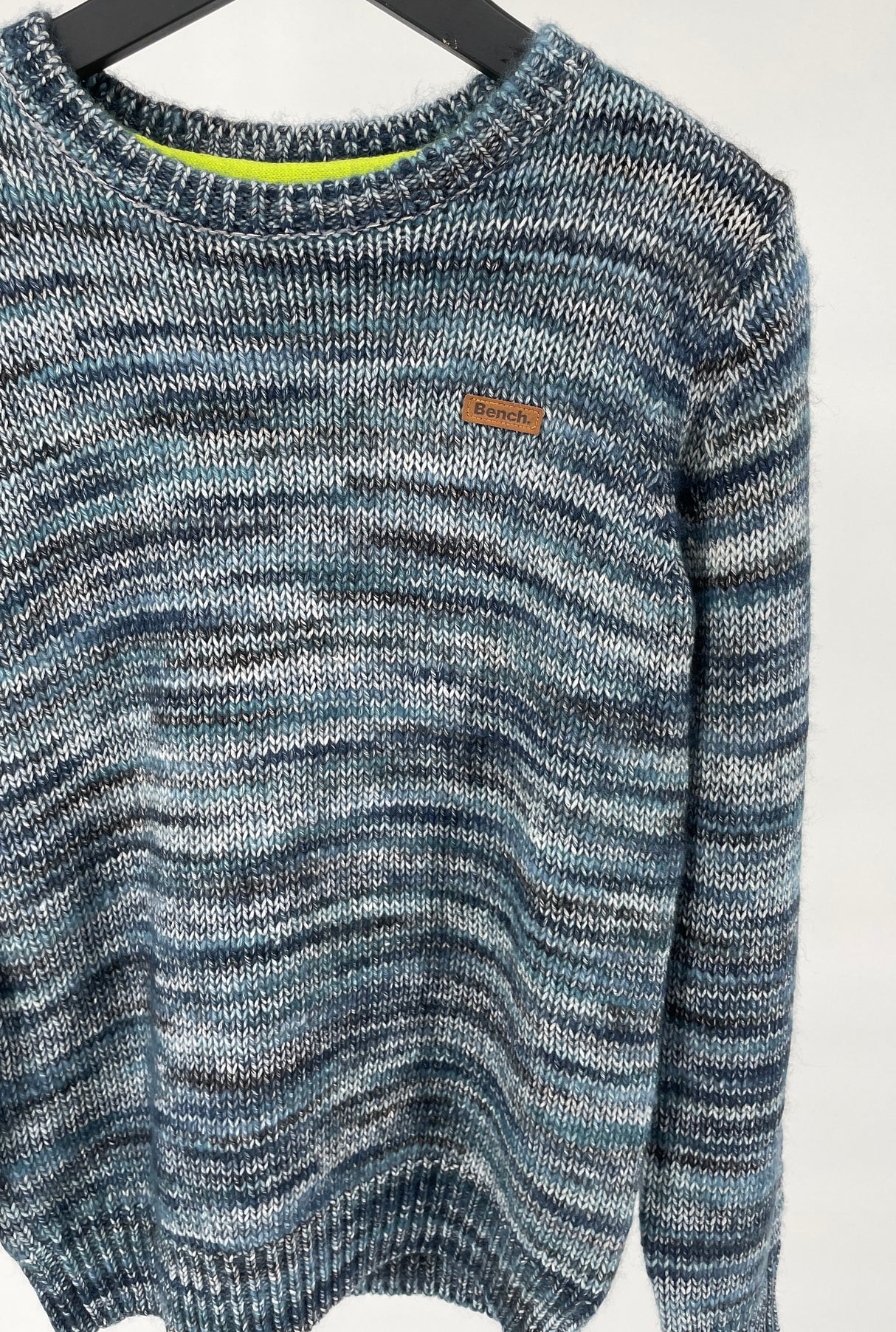 Trui Gebreid Blauw Maat 128