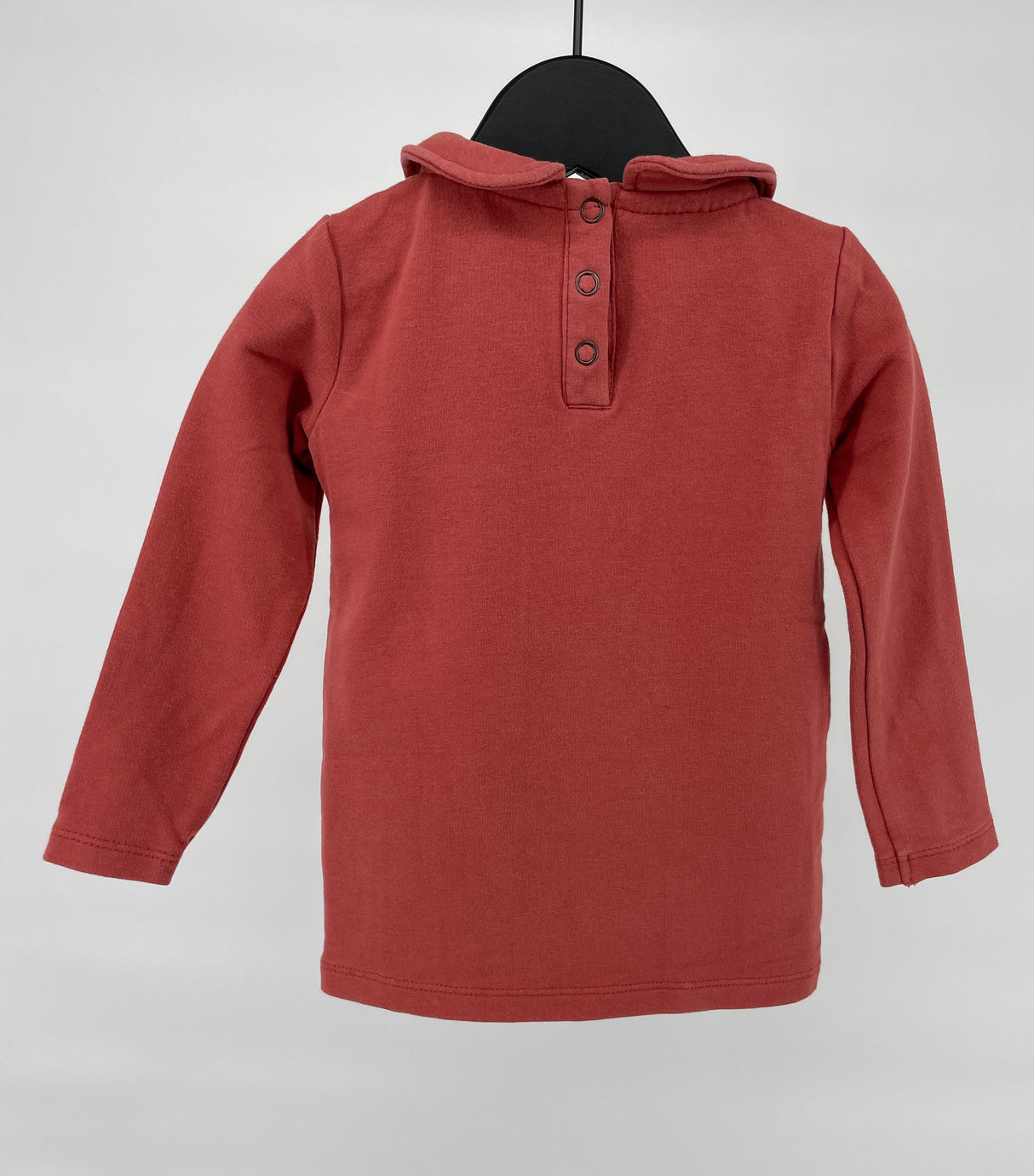 Top Peter Pan Kraag Rood Maat 80 / 86