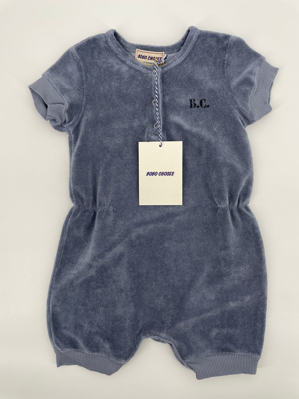 Jumpsuit Kort Grijs Mr Badminton Maat 80 / 86