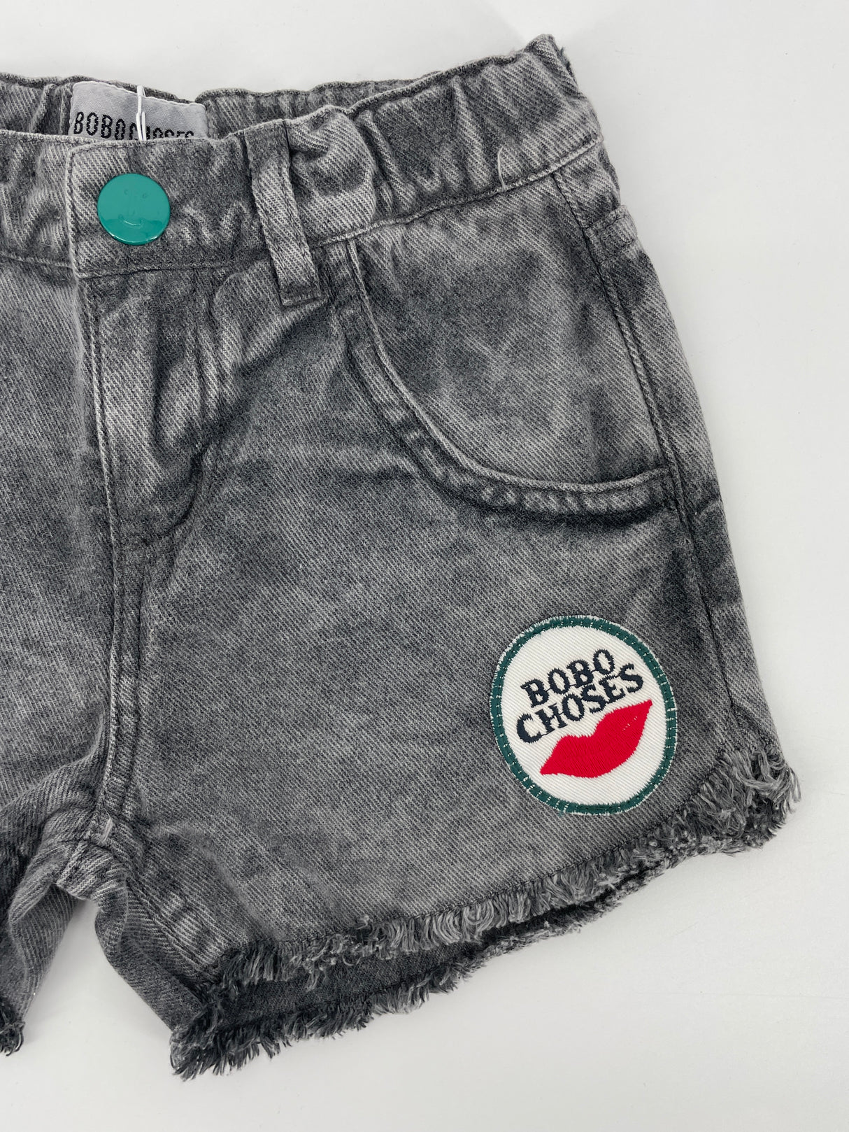 Korte Broek Grijs Kiss Maat 92 / 98