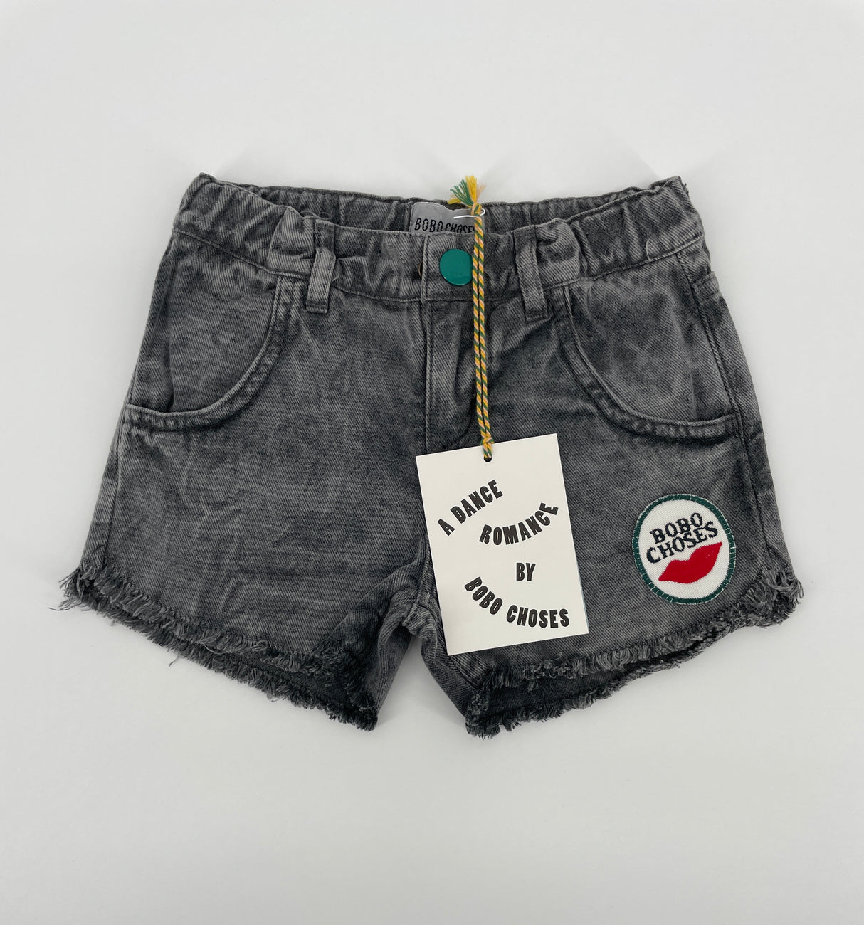 Korte Broek Grijs Kiss Maat 92 / 98