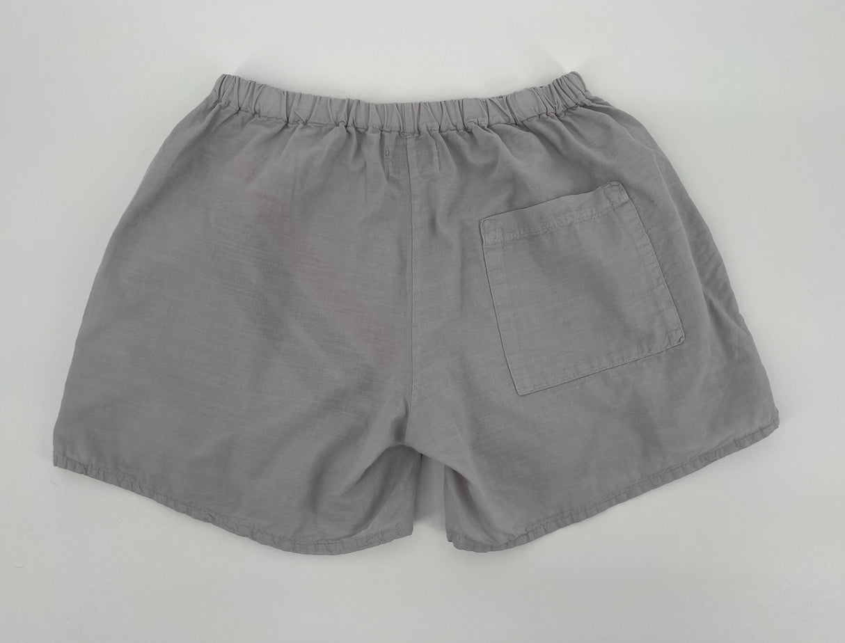 Korte Broek Geweven Grijs Strepen Maat 140 / 146