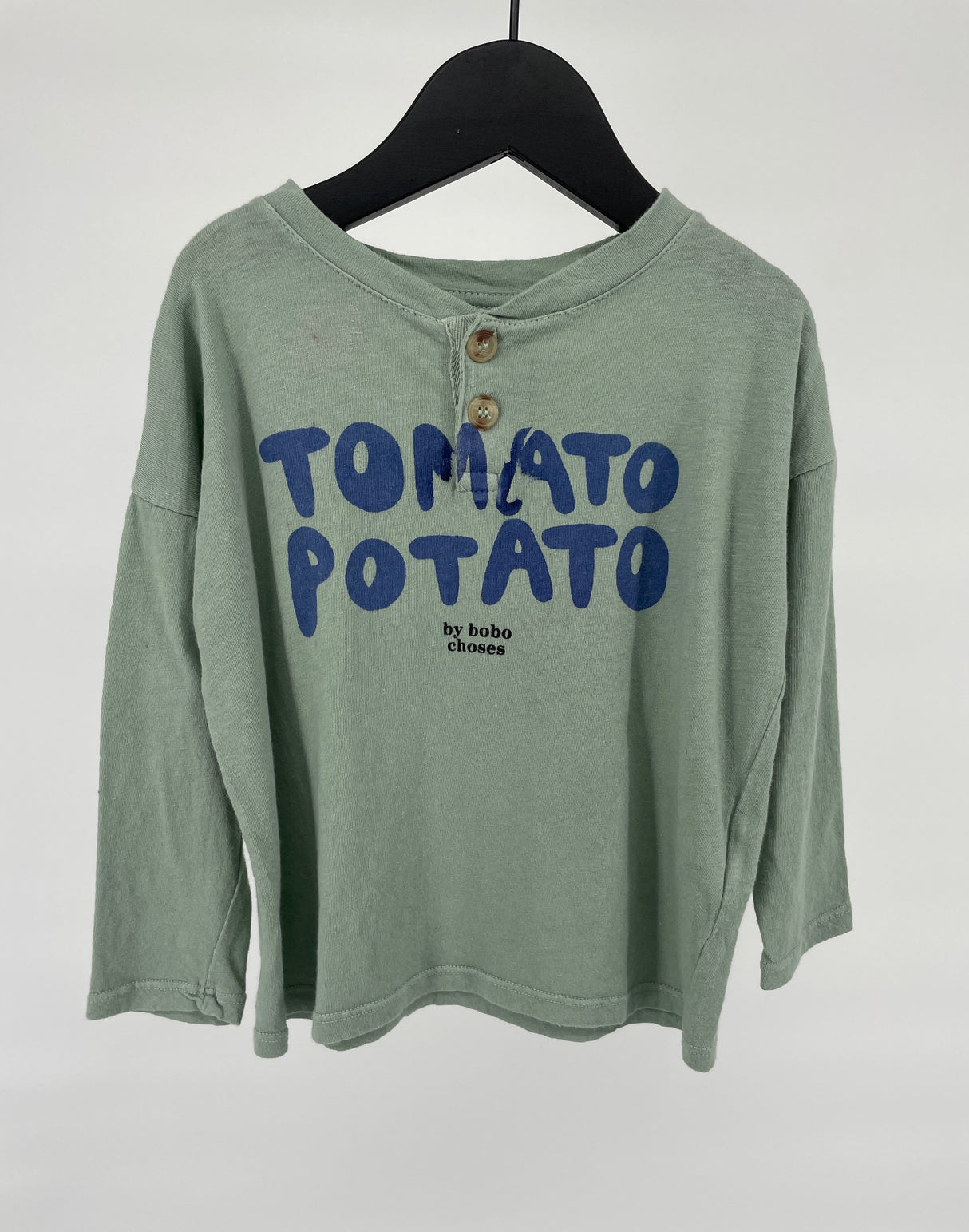 Longsleeve Groen Tomato Potato Maat 86 / 92
