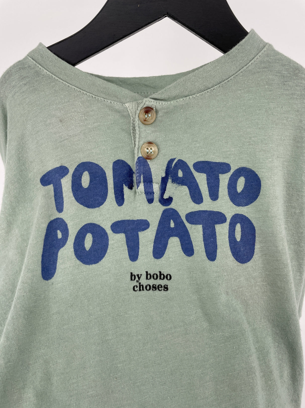 Longsleeve Groen Tomato Potato Maat 86 / 92