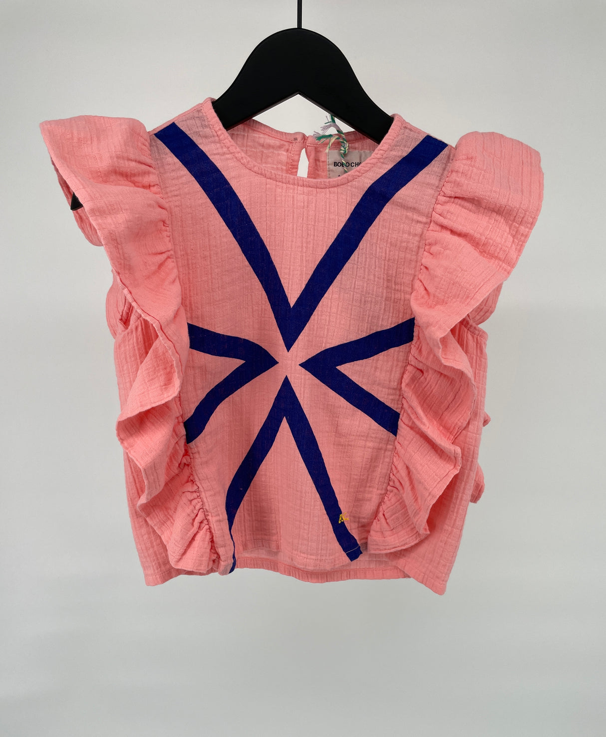 Top Mouwloos Roze Roesjes