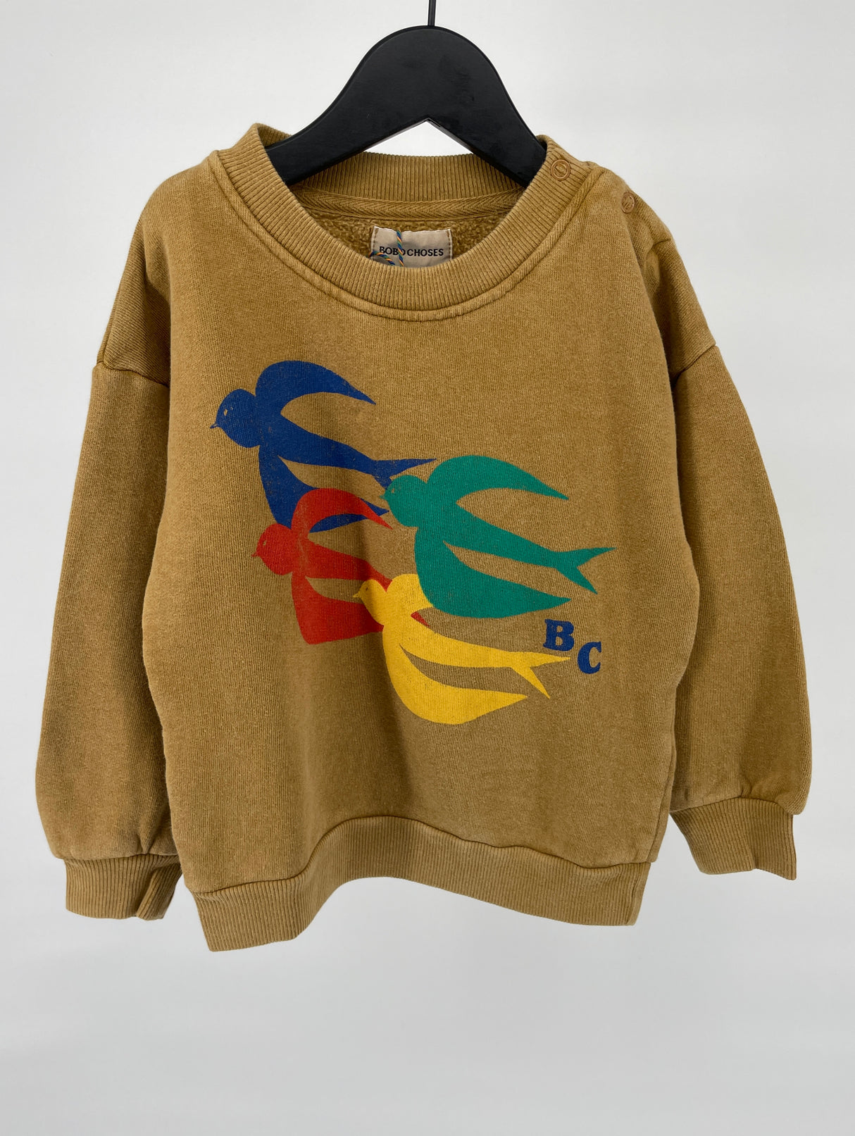 Trui Bruin Vogels Maat 86 / 92