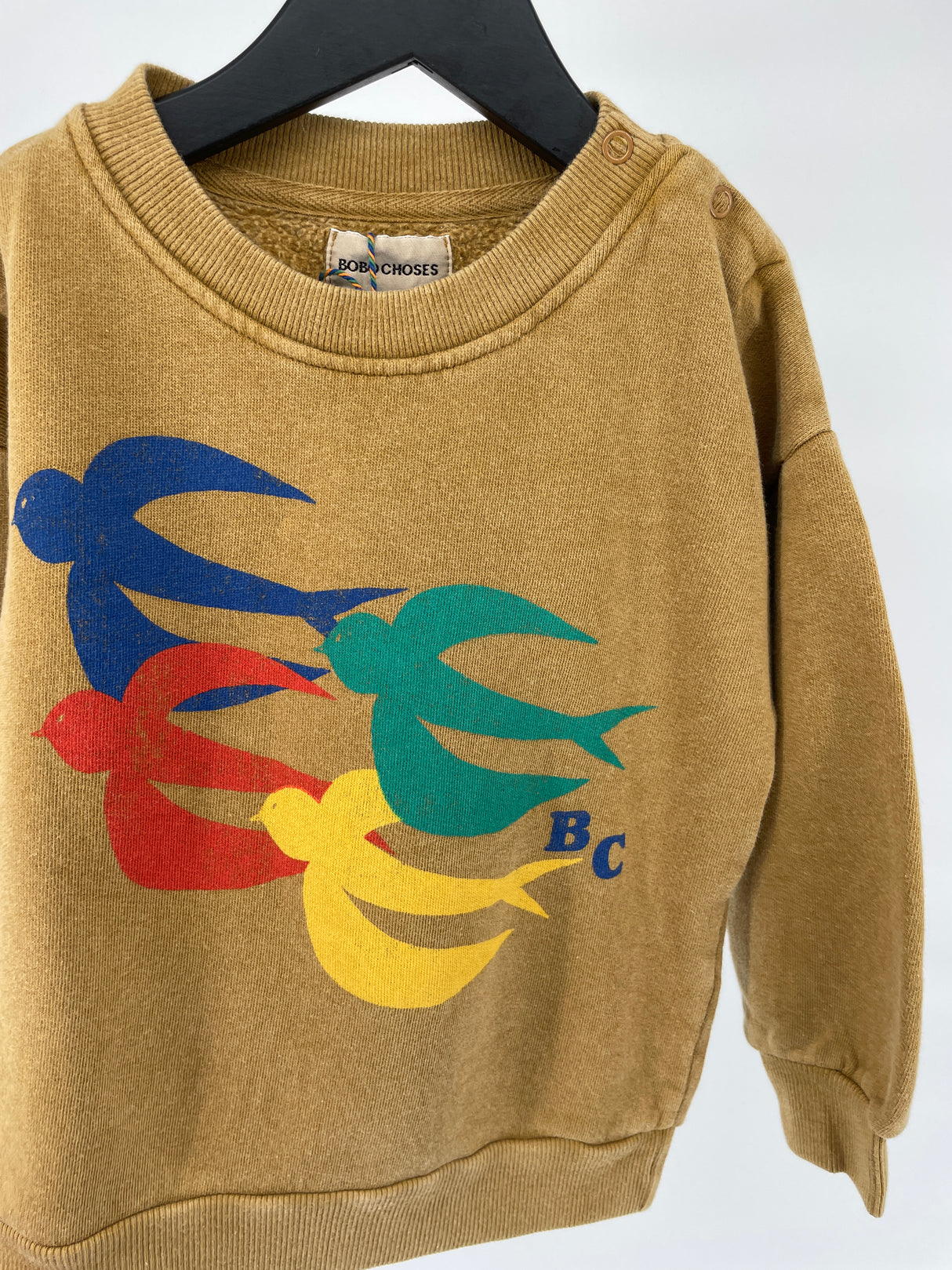 Trui Bruin Vogels Maat 86 / 92