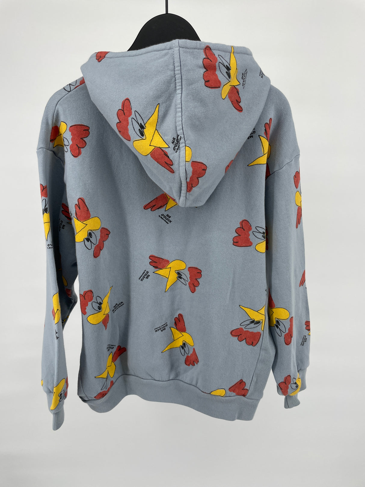 Vest Capuchon Grijs Hanen Print Maat 140 / 146