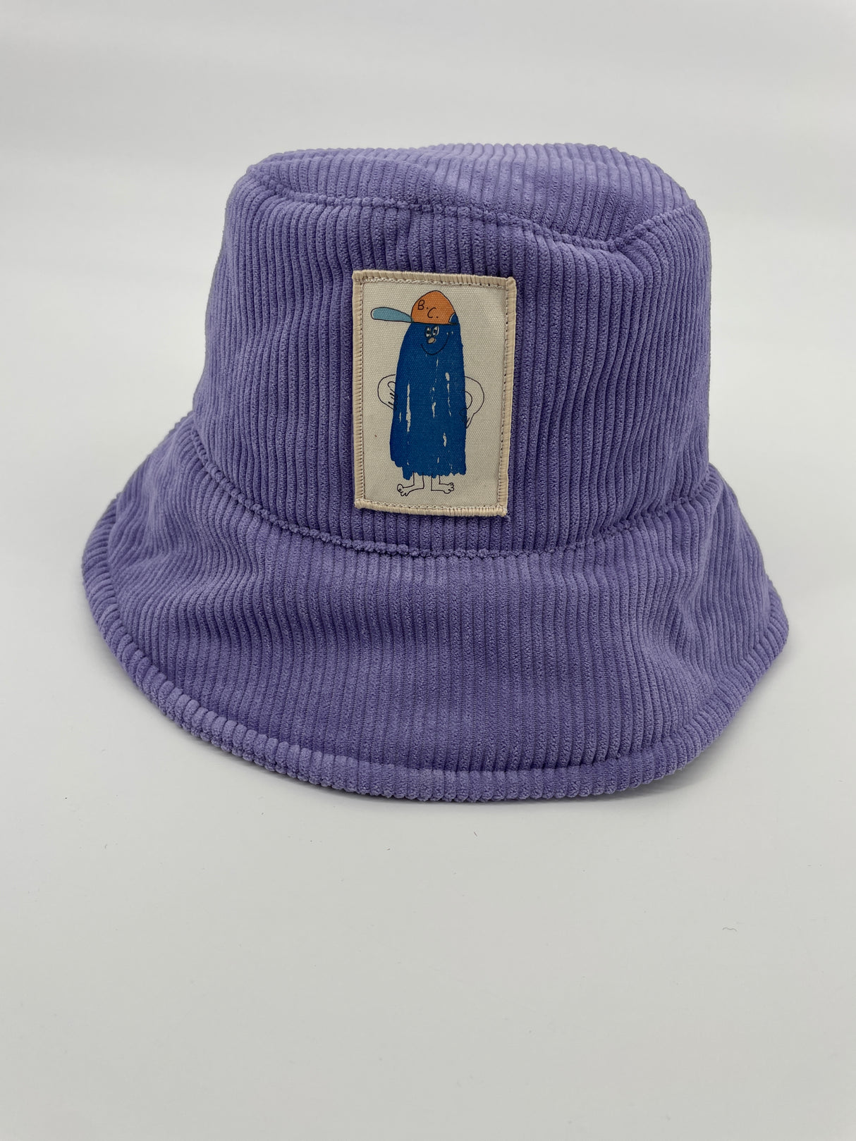 Vissershoedje Paars Cave Man Corduroy Maat 6 - 10 Jaar