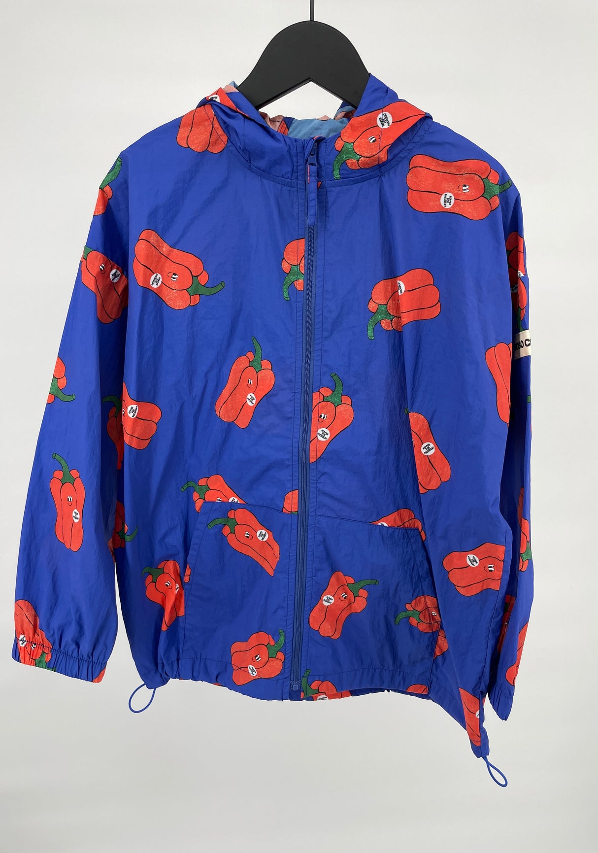 Windstopper Jas Blauw Paprika Maat 140 / 146