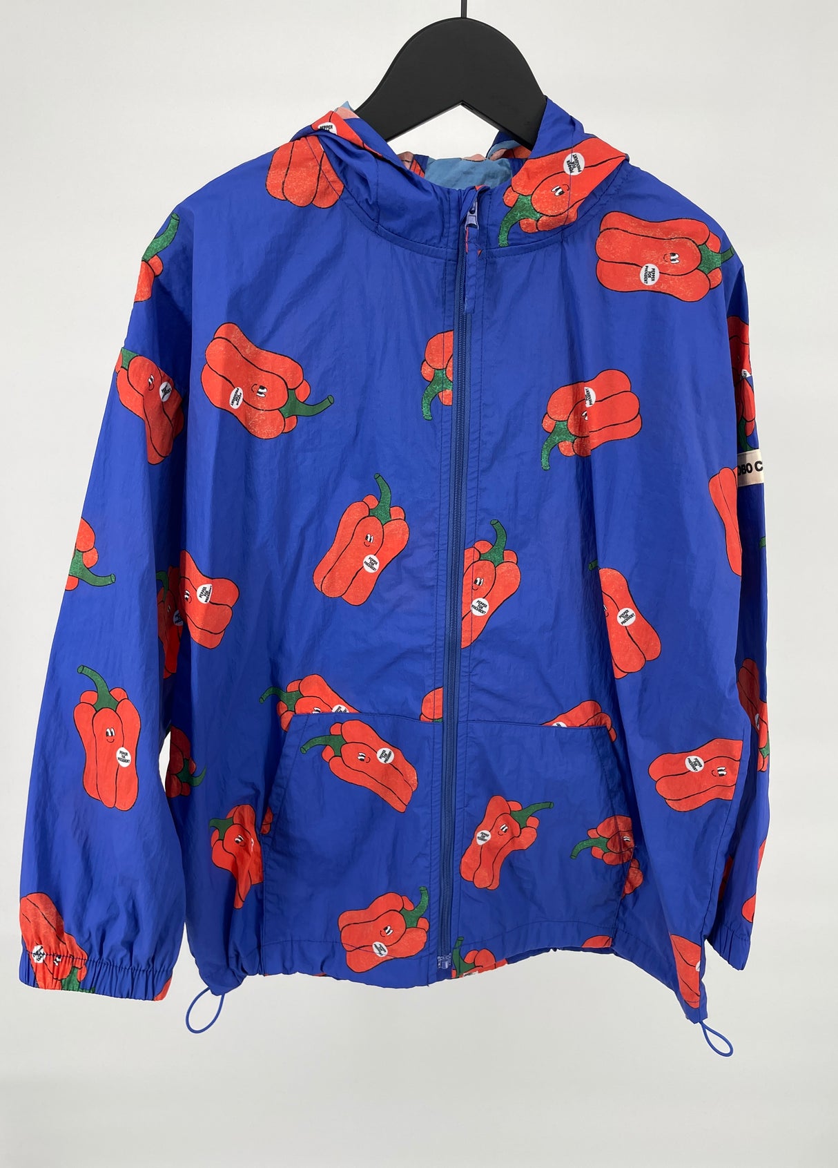 Windstopper Jas Blauw Paprika Maat 140 / 146