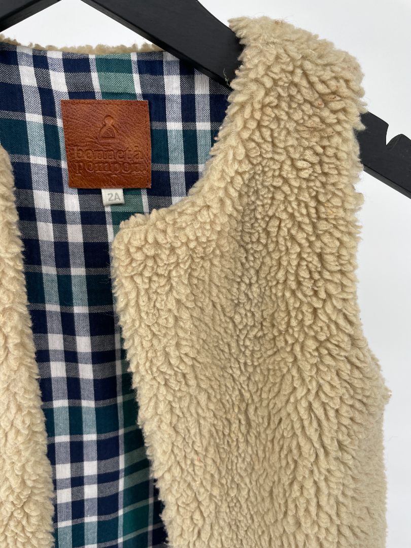 Bodywarmer Beige Maat 86