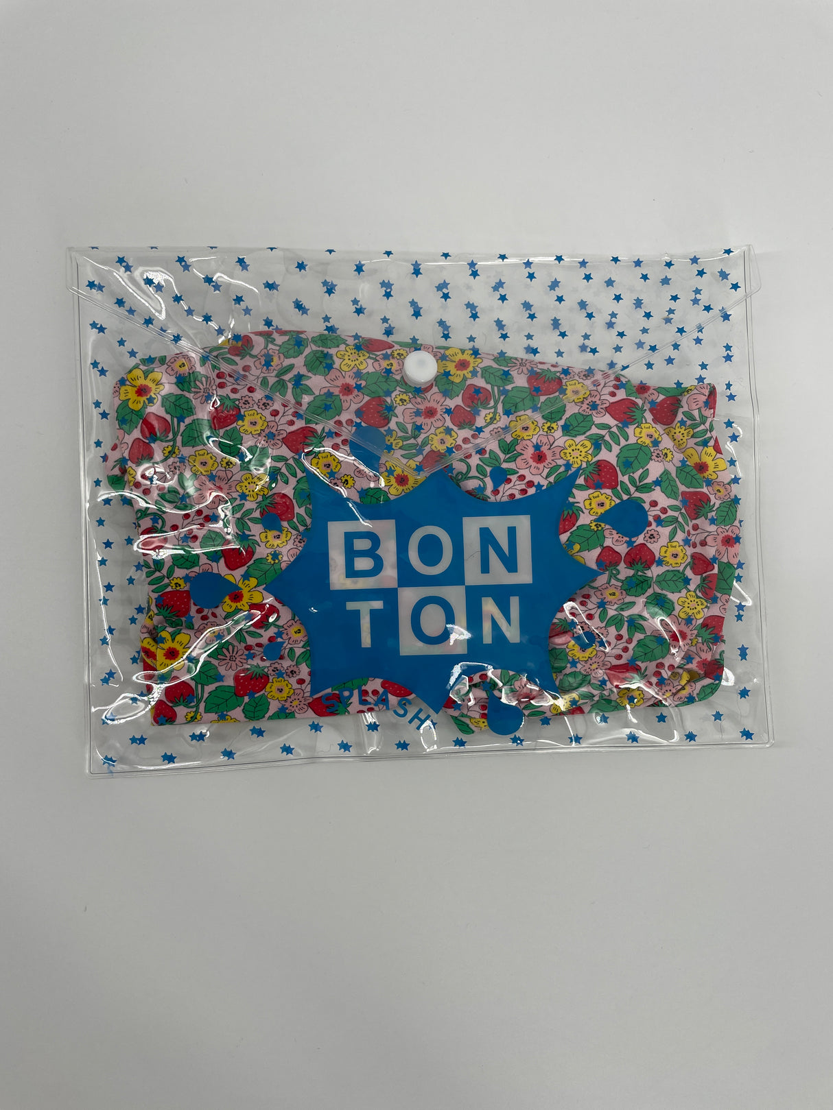 Badpak Roze Aardbeien Bloemen Maat 98