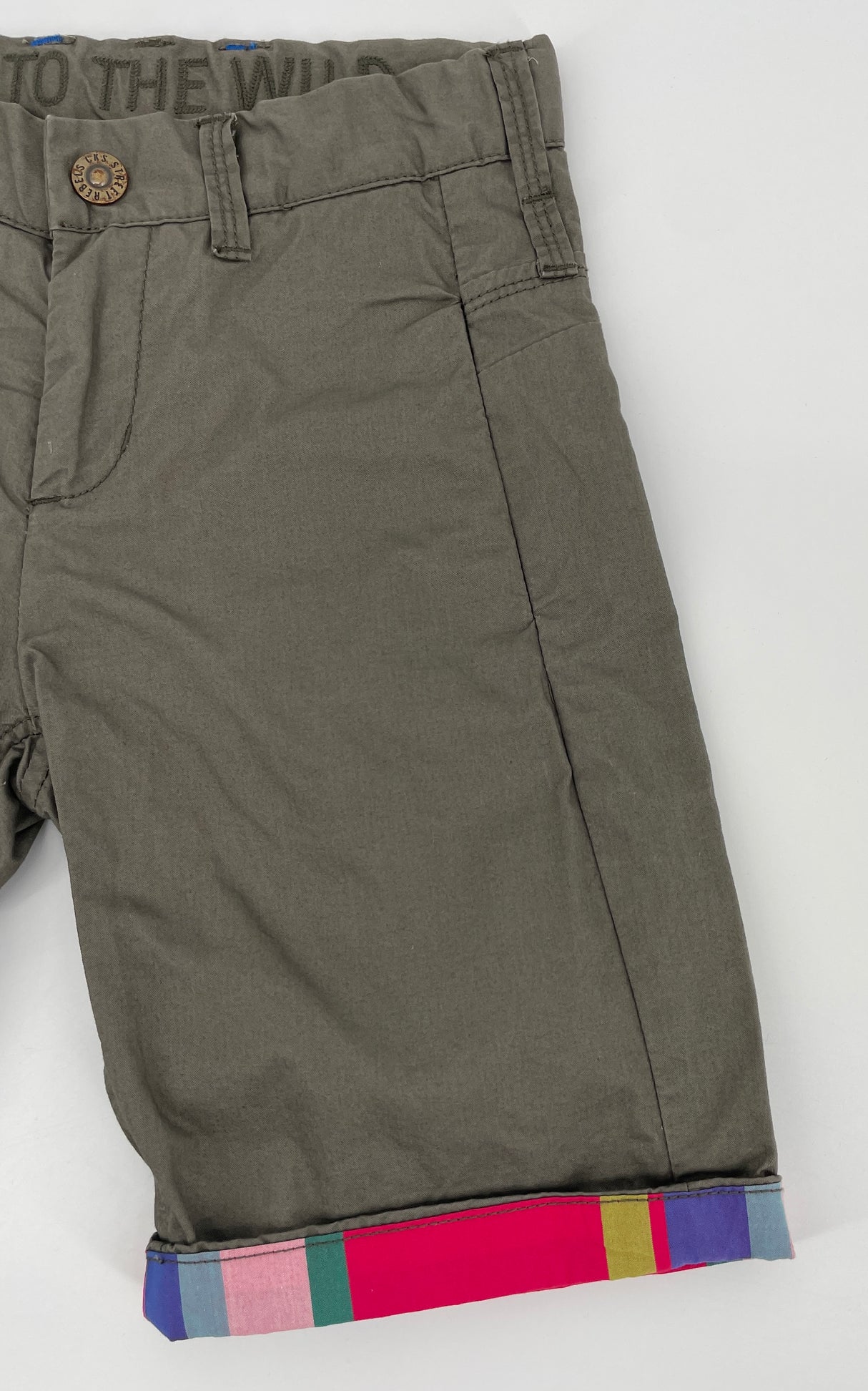 Korte Broek Groen Maat 110