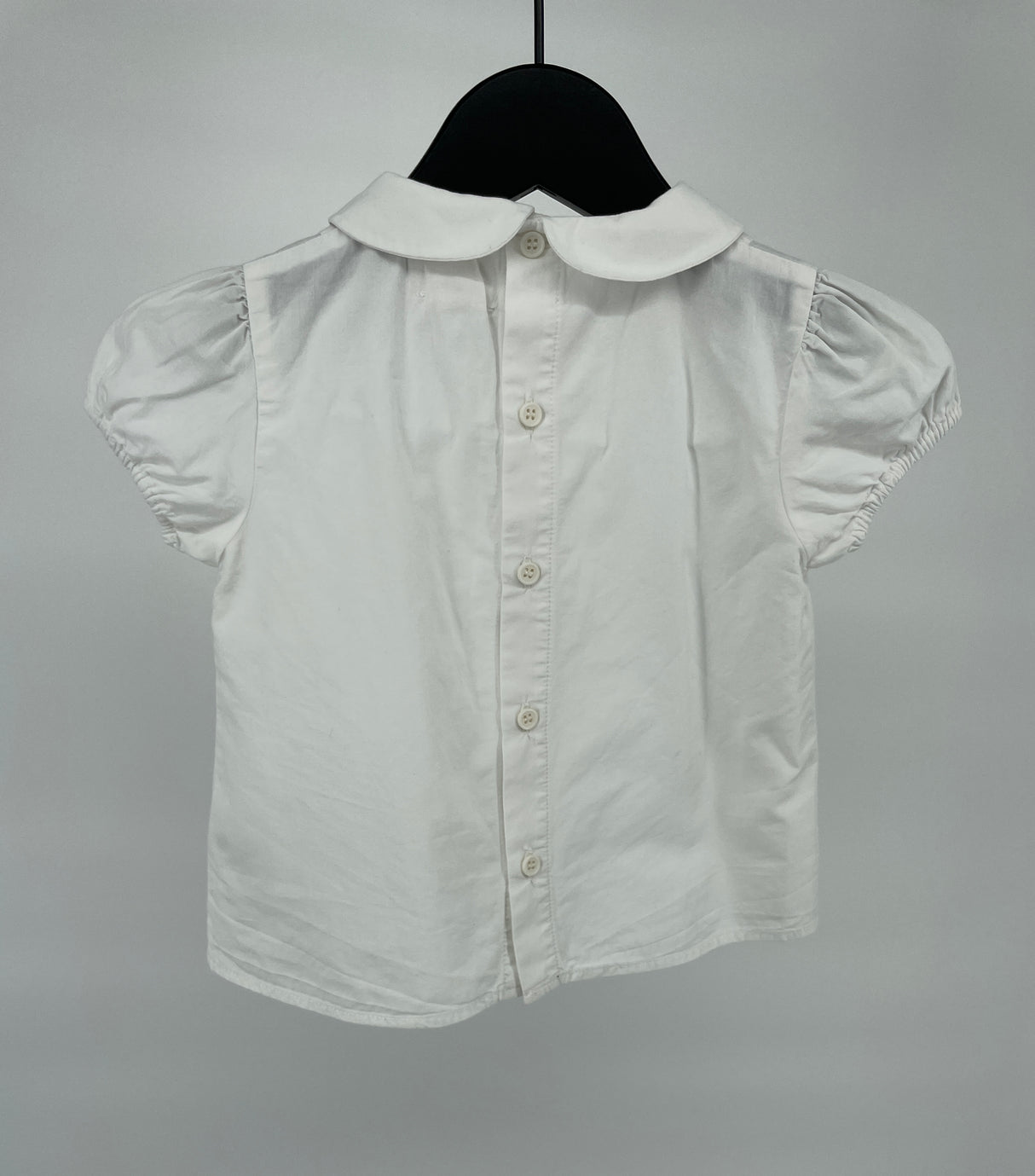Top Korte Mouw Wit Kraagje Maat 80