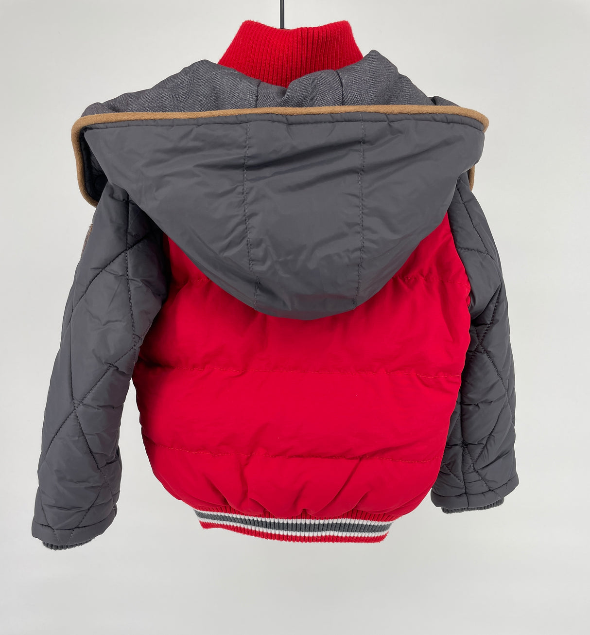 Jas Rood Grijs Maat 92