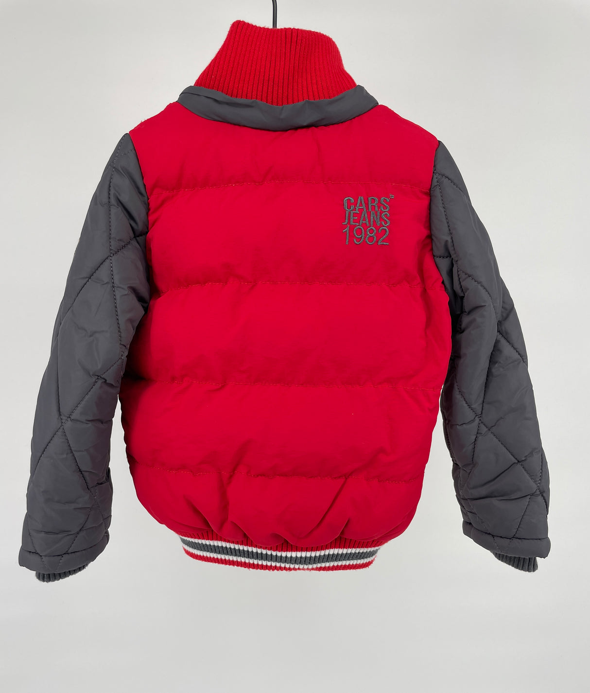 Jas Rood Grijs Maat 92