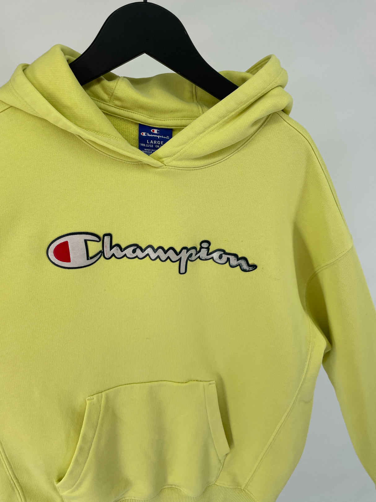 Hoodie Geel Maat 146 / 152