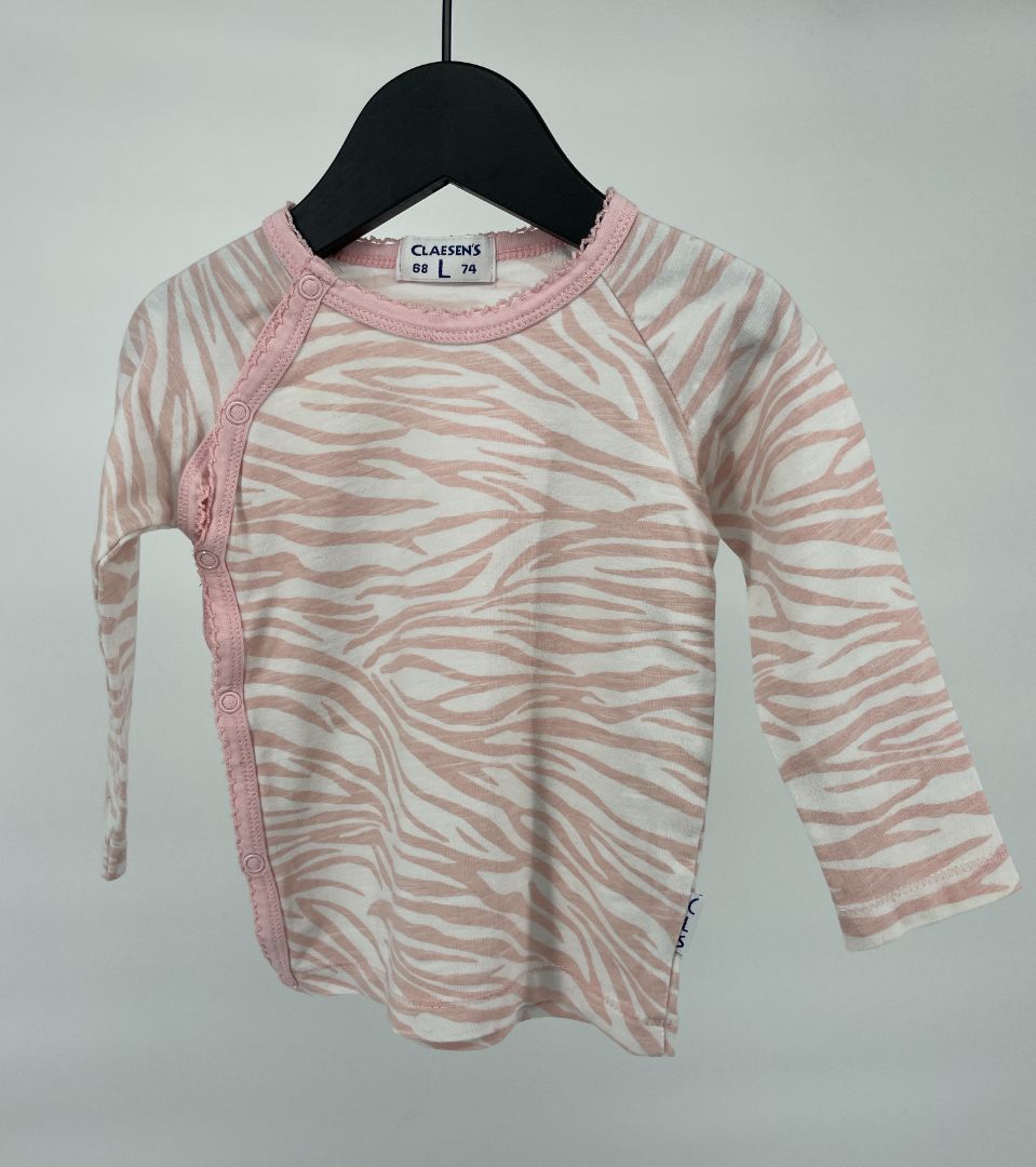 Pyjama Roze Wit Zebraprint Maat 68 / 74