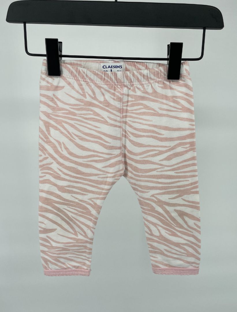 Pyjama Roze Wit Zebraprint Maat 68 / 74